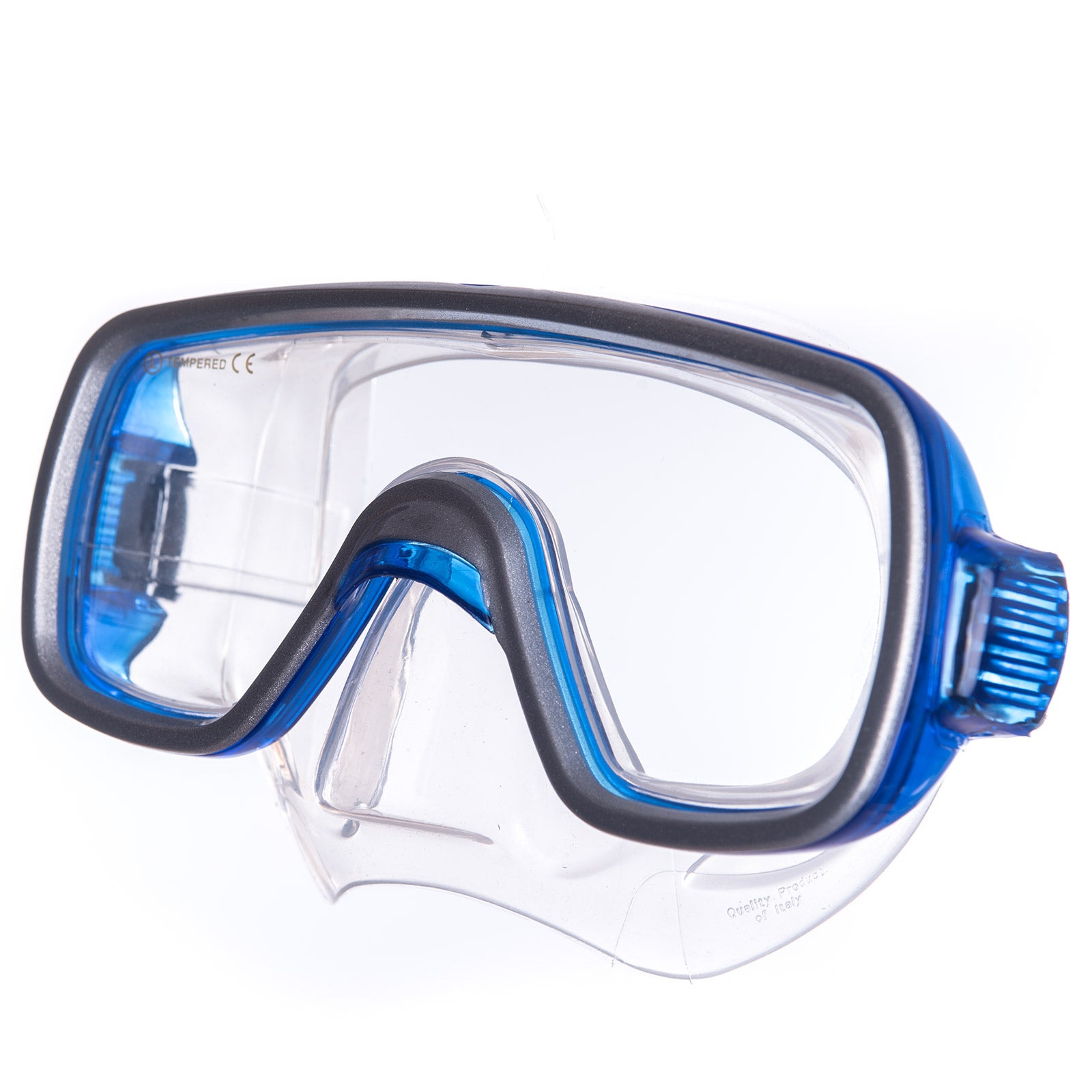 SALVAS Youth Diving Mask Geo Snorkel Diver Swimming Goggles Anti-fog Silicone