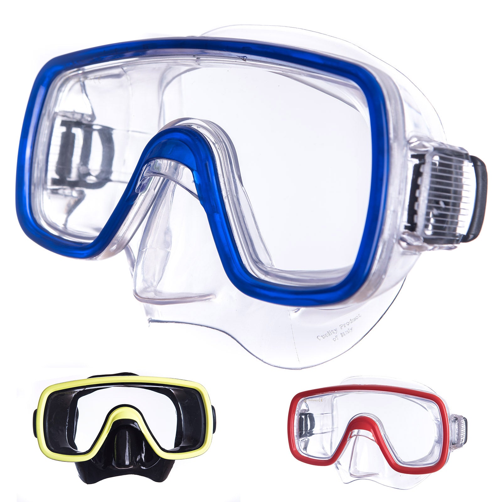 SALVAS Diving Mask Domino Sr Snorkel Swimming Goggles Anti-fog Adults
