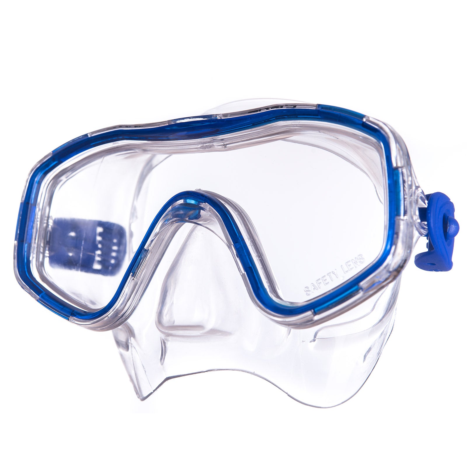 SALVAS Children's Diving Mask Easy Snorkel Diver Swimming Goggles Mask With Nose