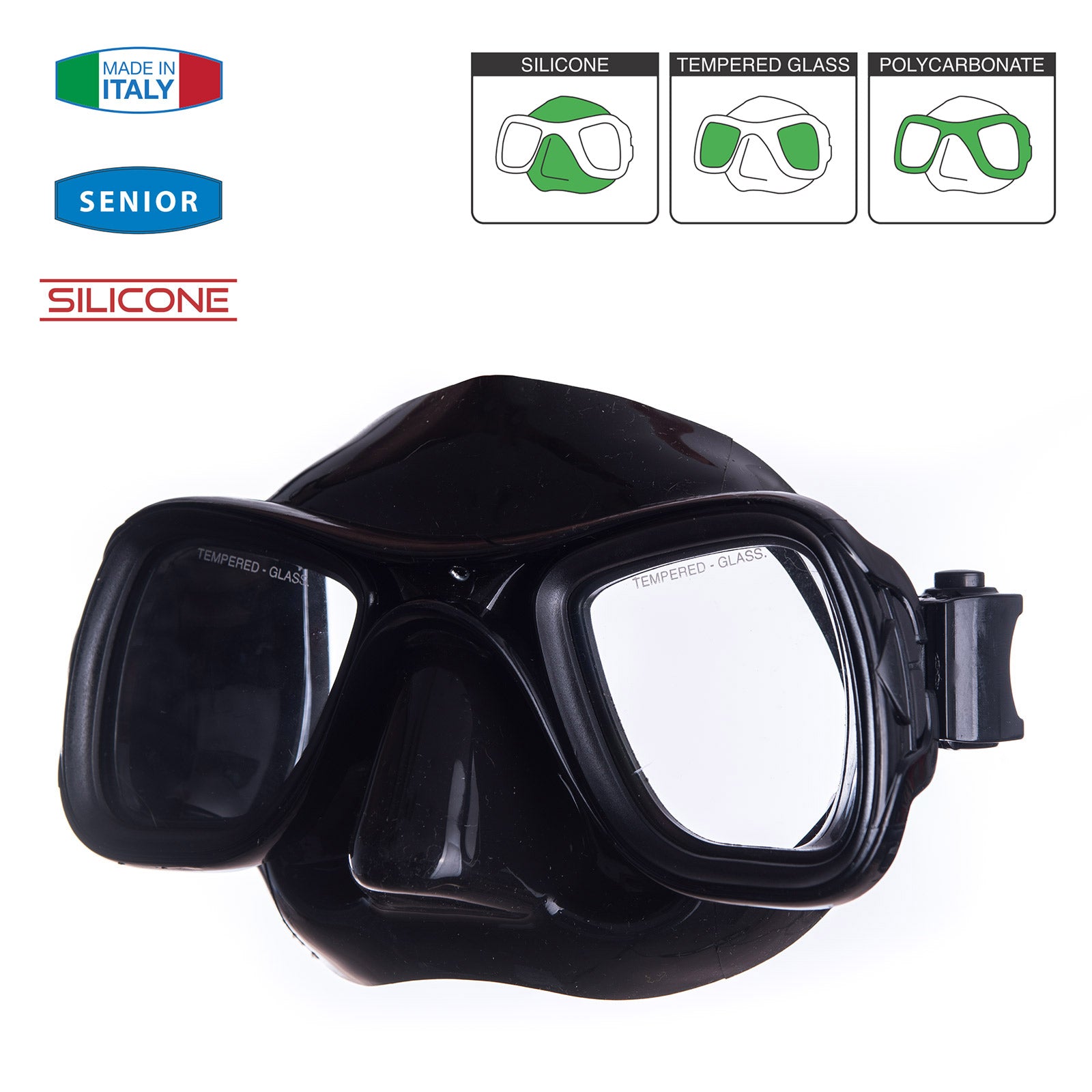 SALVAS Tauch Maske Sphera Schnorchel Schwimm Brille Beschlag Erwachsene Silikon
