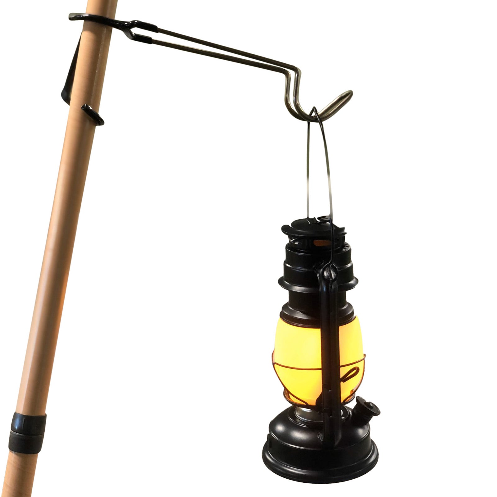 CAMPGURU Crochet de fixation pour mât de tente Crochet pour support de lampe Crochet pour lanterne de camping