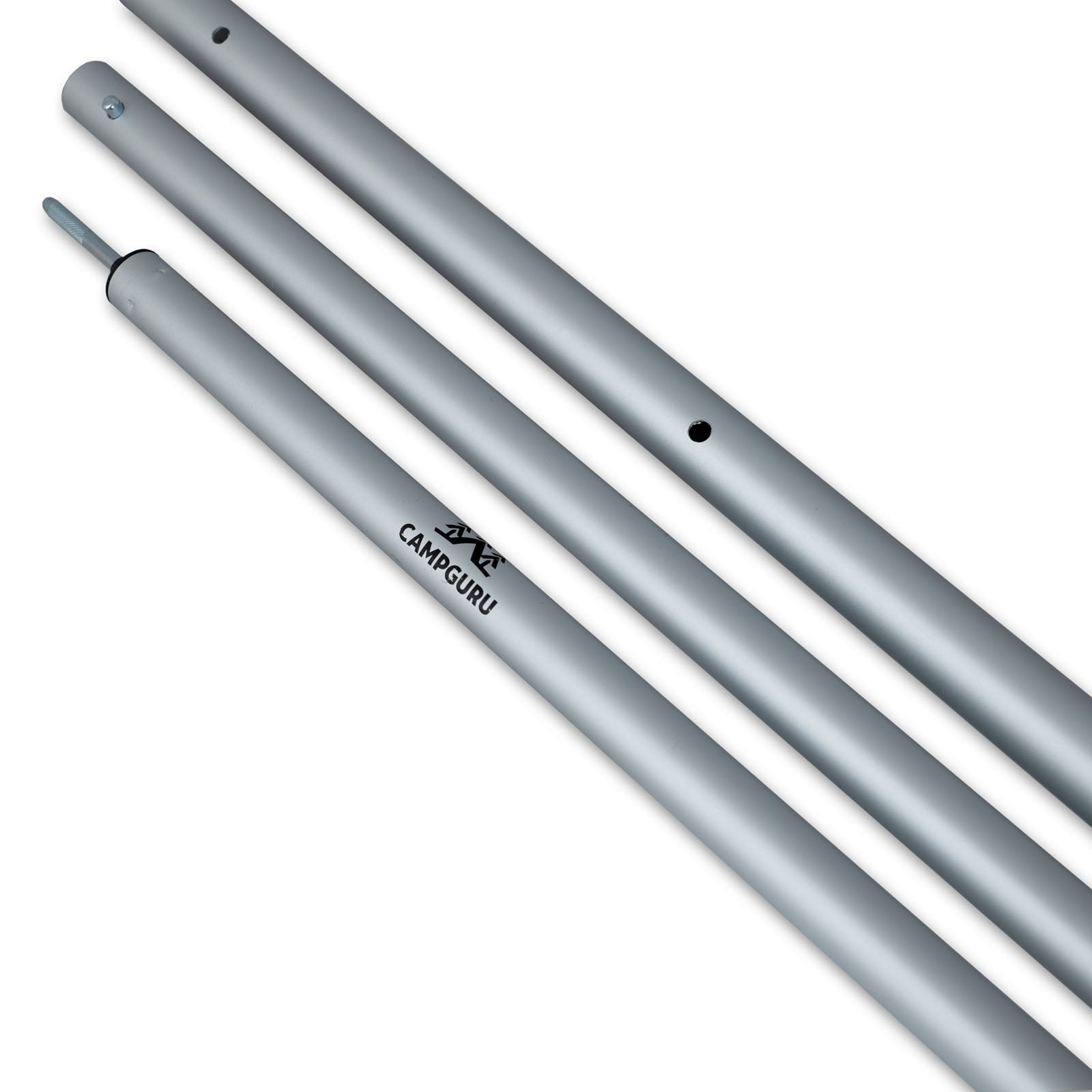 CAMPGURU Universal Rafter Markise Feder Wohnwagen Spannstange Alu 225-250 cm