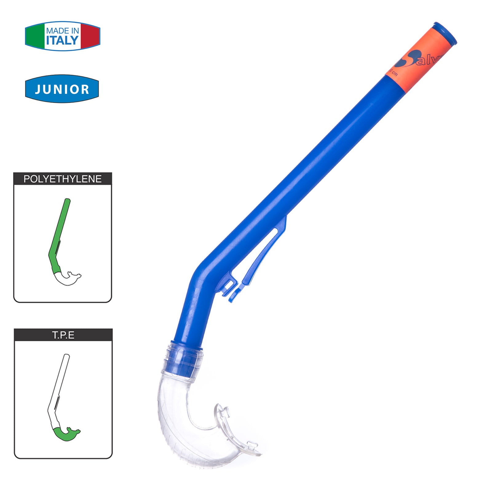 SALVAS Children's Snorkel Kid SILFLEX Diving Swimming Classic TPE