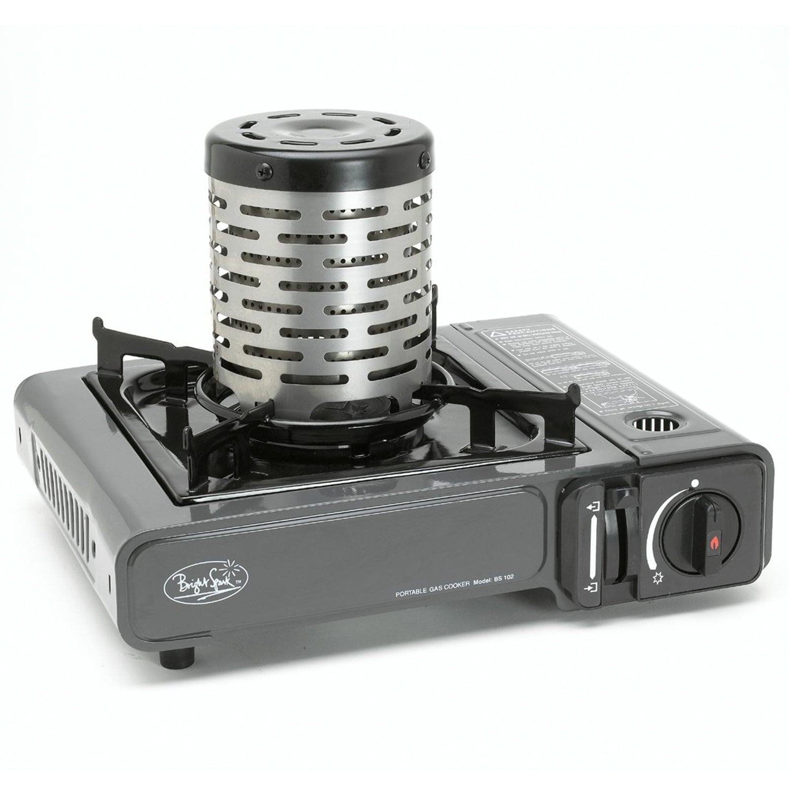 Heating attachment for gas cooker in front of tent heater spotlight winter camping heater 2kW