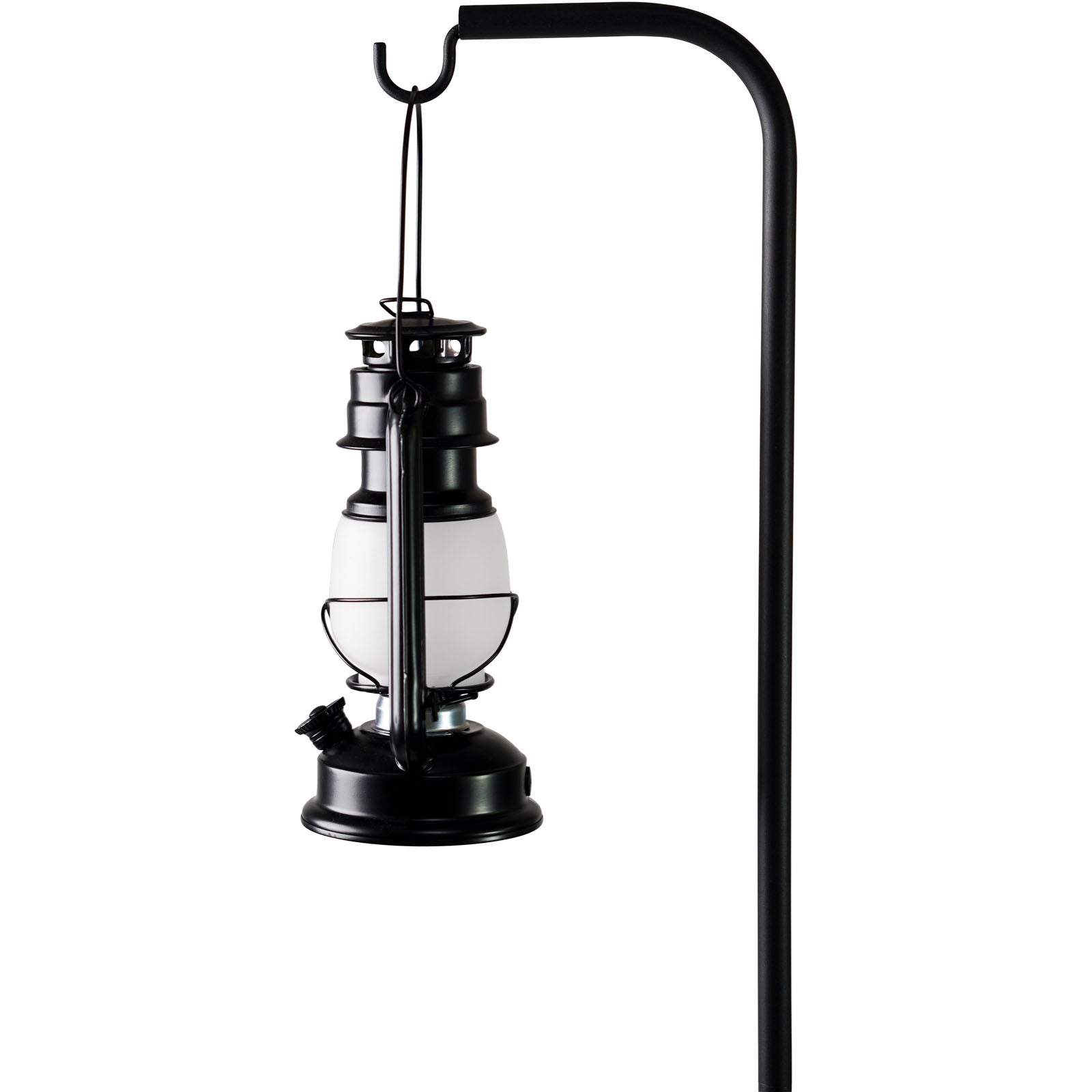 HUMAN COMFORT Sturm Laterne LED Camping Retro Lampe Zelt Leuchte USB Akku Metall