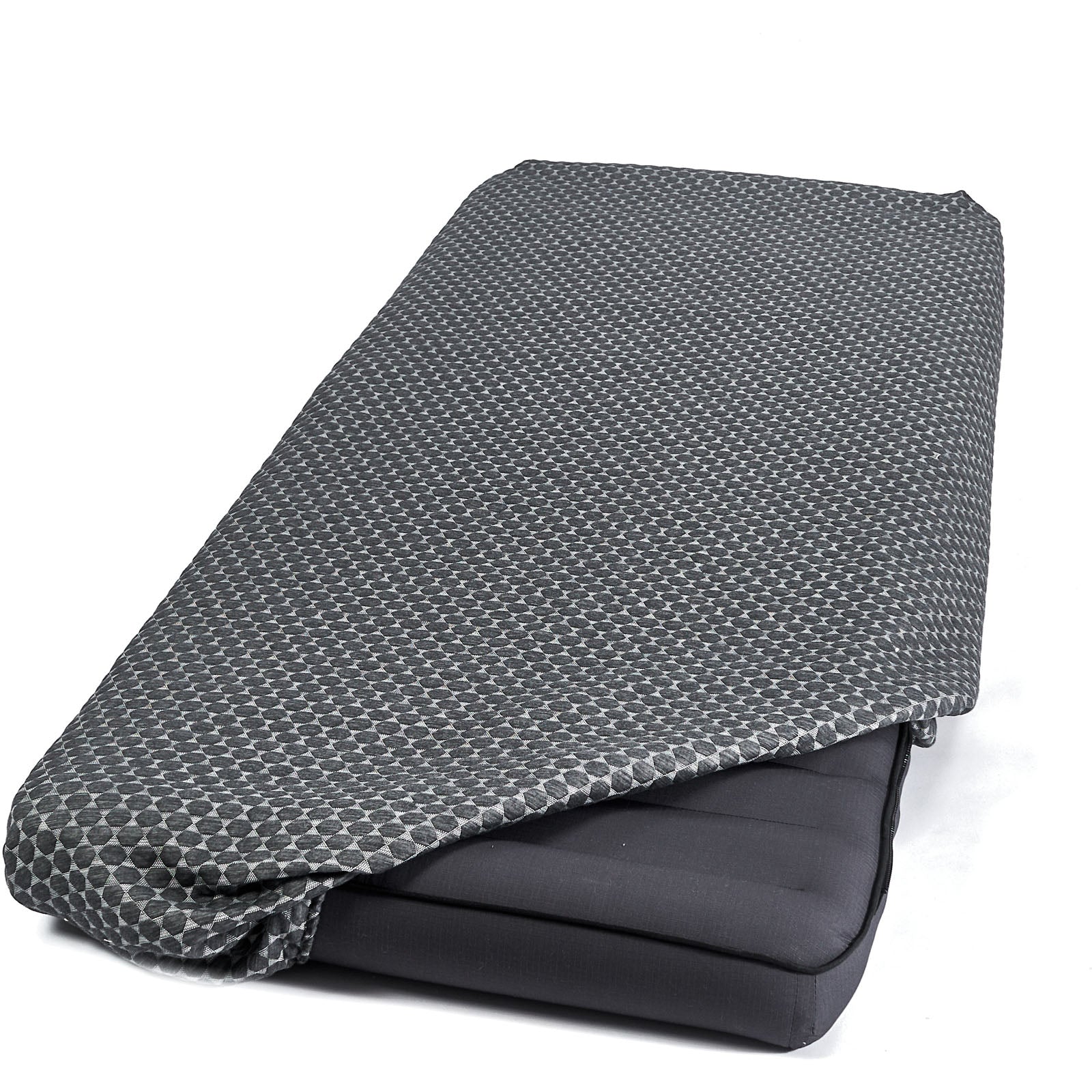 Housse isolante pour matelas gonflable de camping HUMAN COMFORT en bambou extensible 203 x 80 x 10-20 cm
