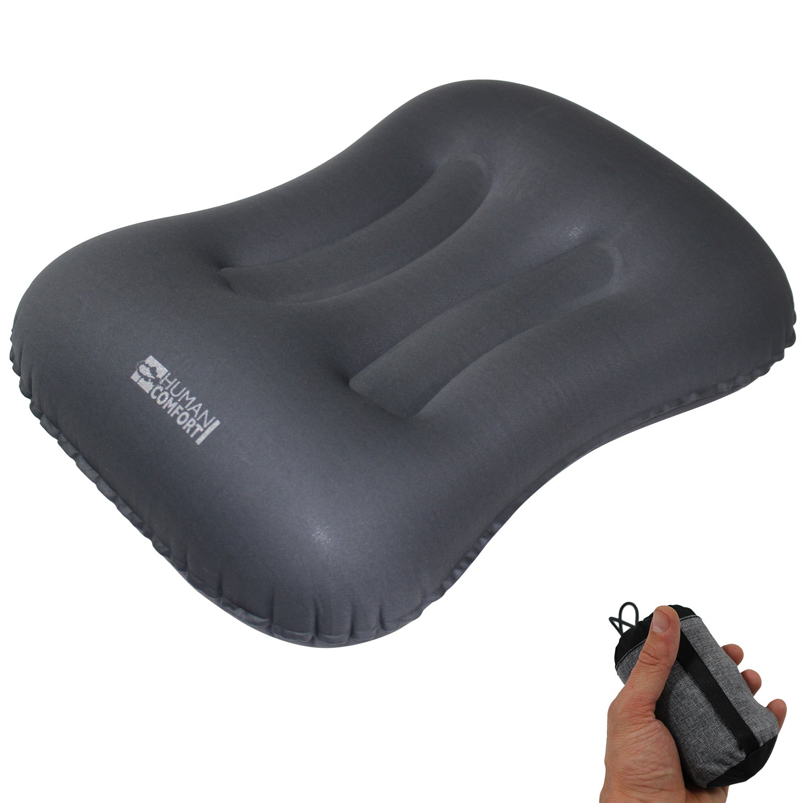 HUMAN COMFORT Belves Mini Travel Pillow Camping Pillow Neck Pillow Inflatable