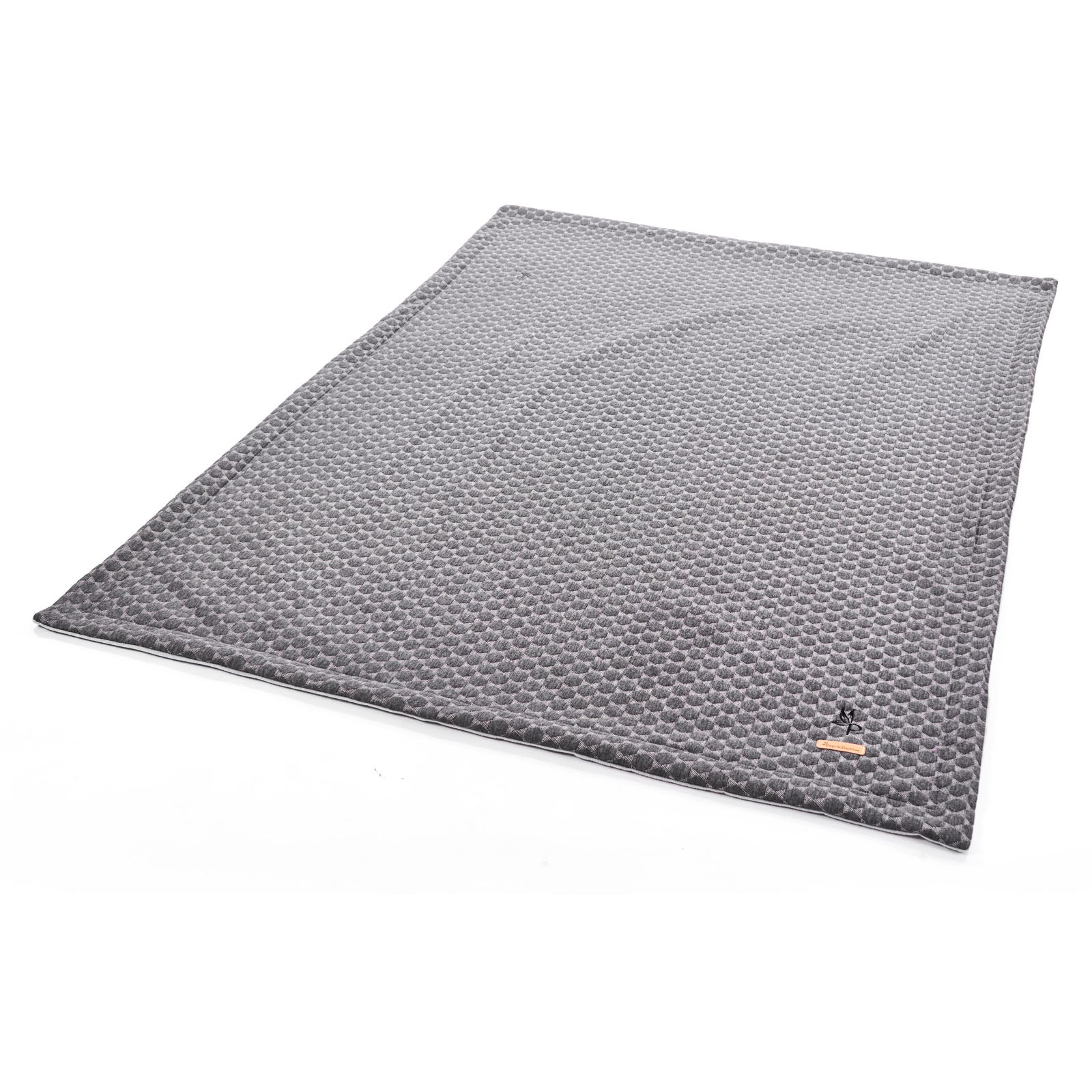 Couverture de camping HUMAN COMFORT Biras, couverture de pique-nique, couverture de voyage, canapé, polaire en bambou 170 x 130 cm