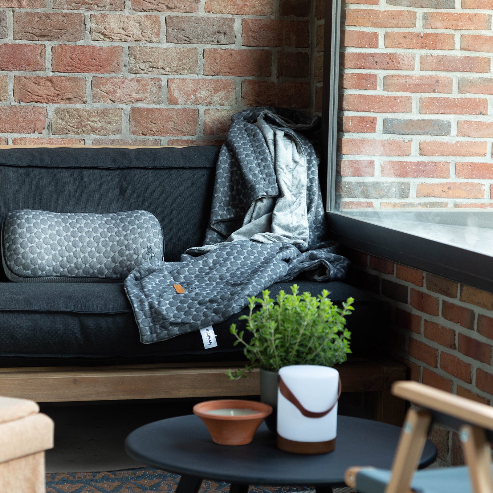 HUMAN COMFORT Camping Blanket Biras Picnic Travel Blanket Sofa Bamboo Fleece 170x130