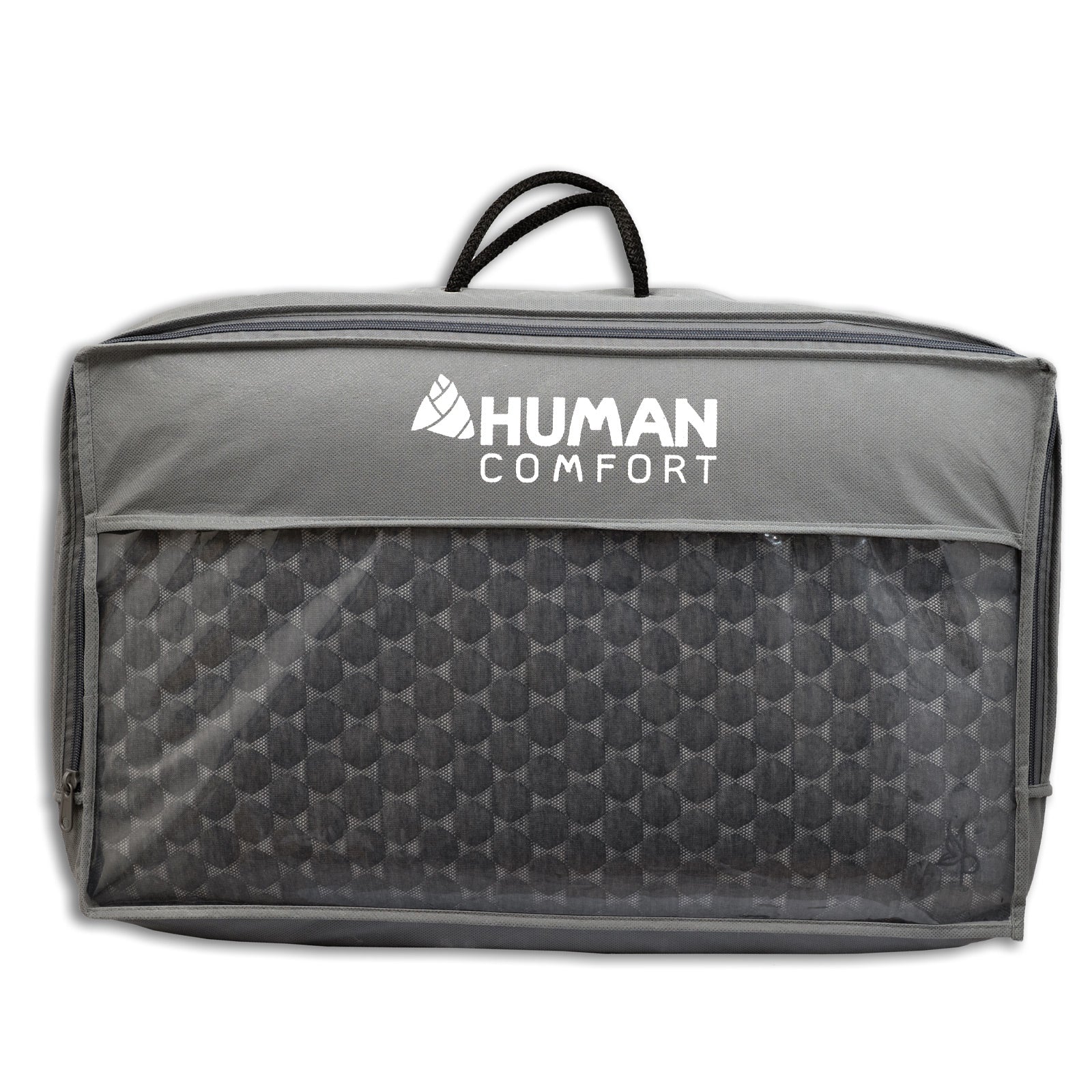 Oreiller de voyage confort humain Brive XL en mousse à mémoire de forme et bambou 60 x 40 cm