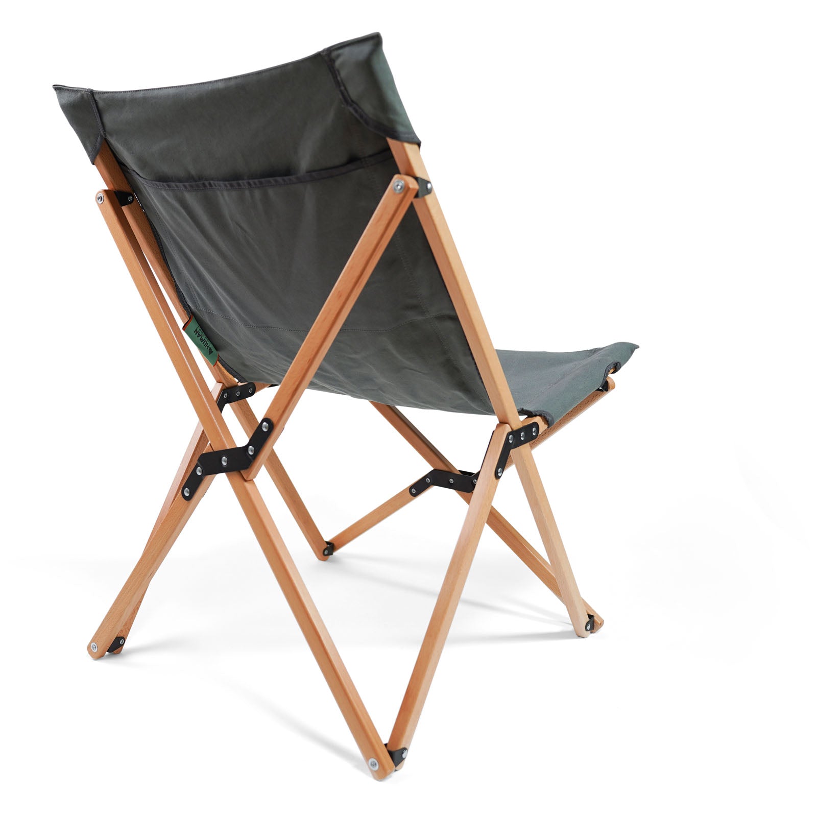 Fauteuil de camping pliant HUMAN COMFORT Lounge Avon L en bois, 115 kg