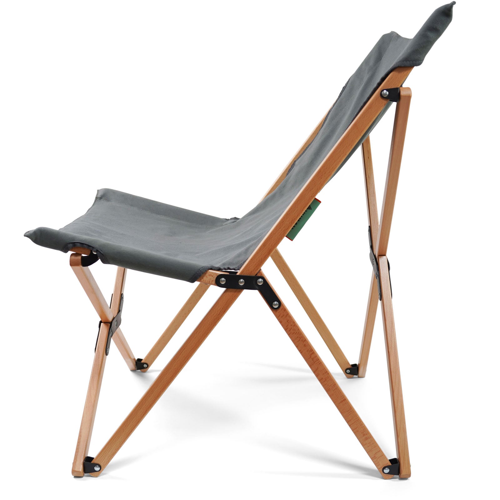 HUMAN COMFORT Lounge Camping Stuhl Avon L Garten Falt Klapp Sessel Holz 115 kg