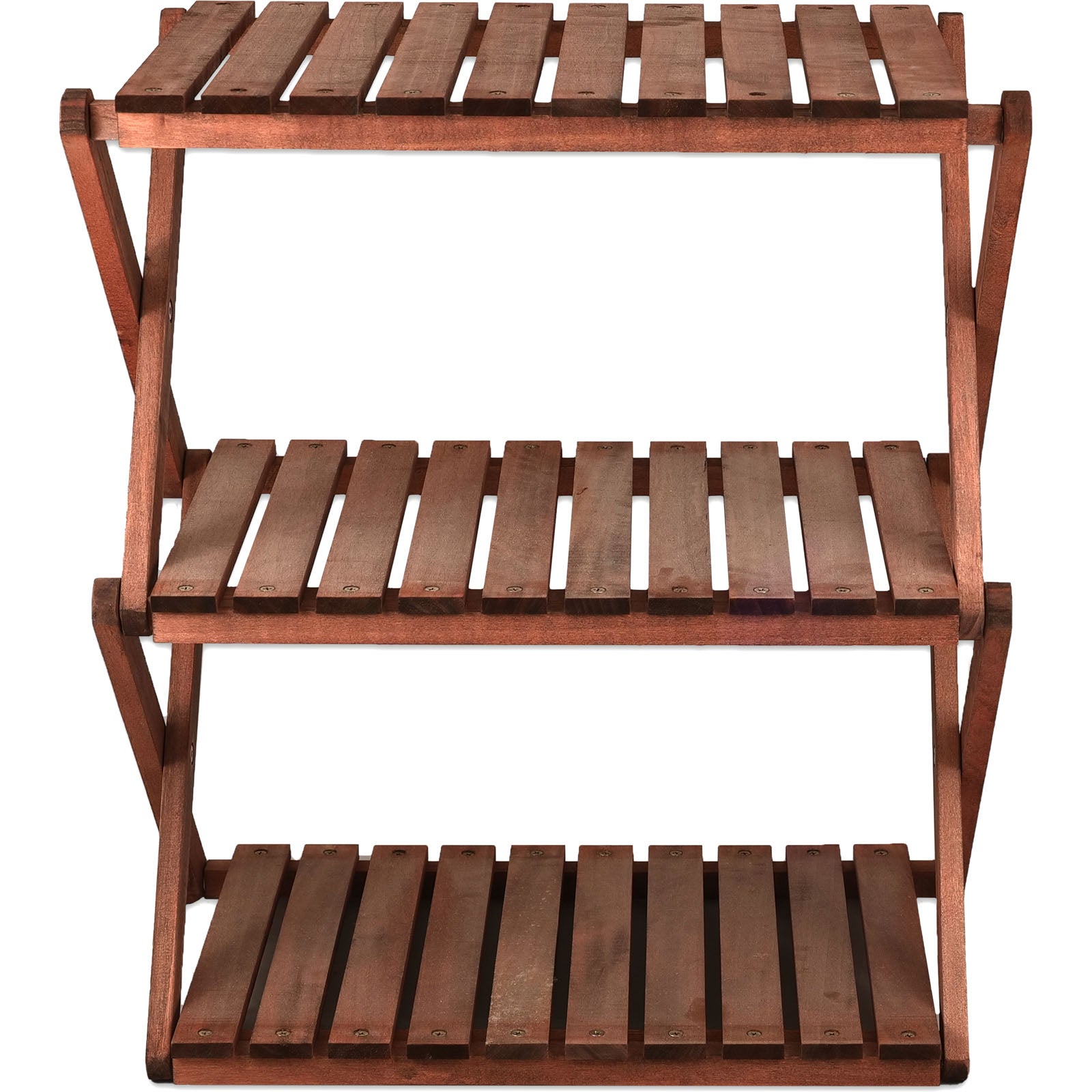 Étagère de camping HUMAN COMFORT Jabrun 3, armoire pliante, étagère pliante, table d'appoint en bois