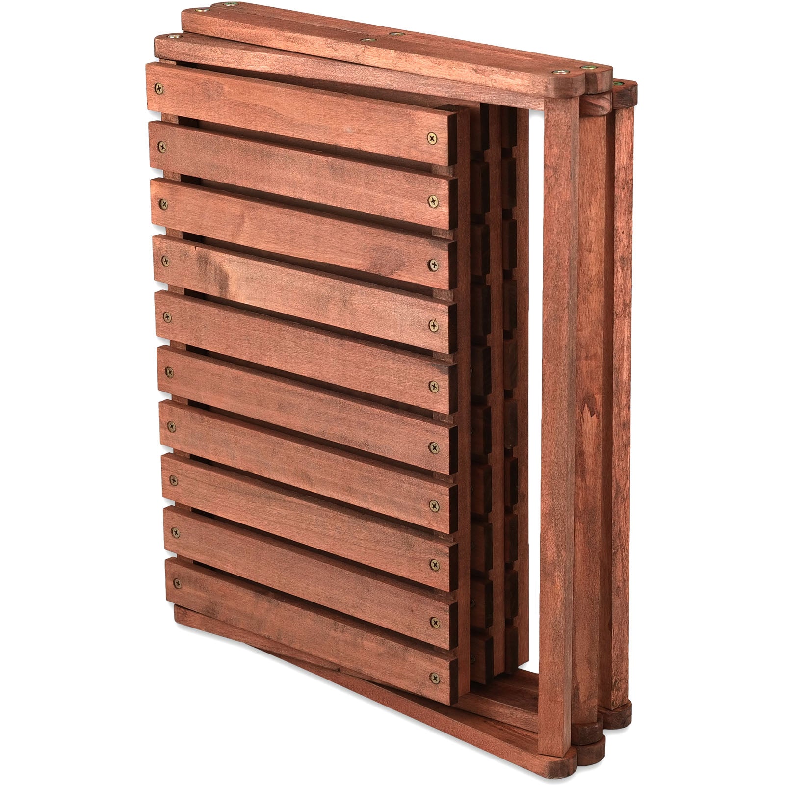 Étagère de camping HUMAN COMFORT Jabrun 3, armoire pliante, étagère pliante, table d'appoint en bois