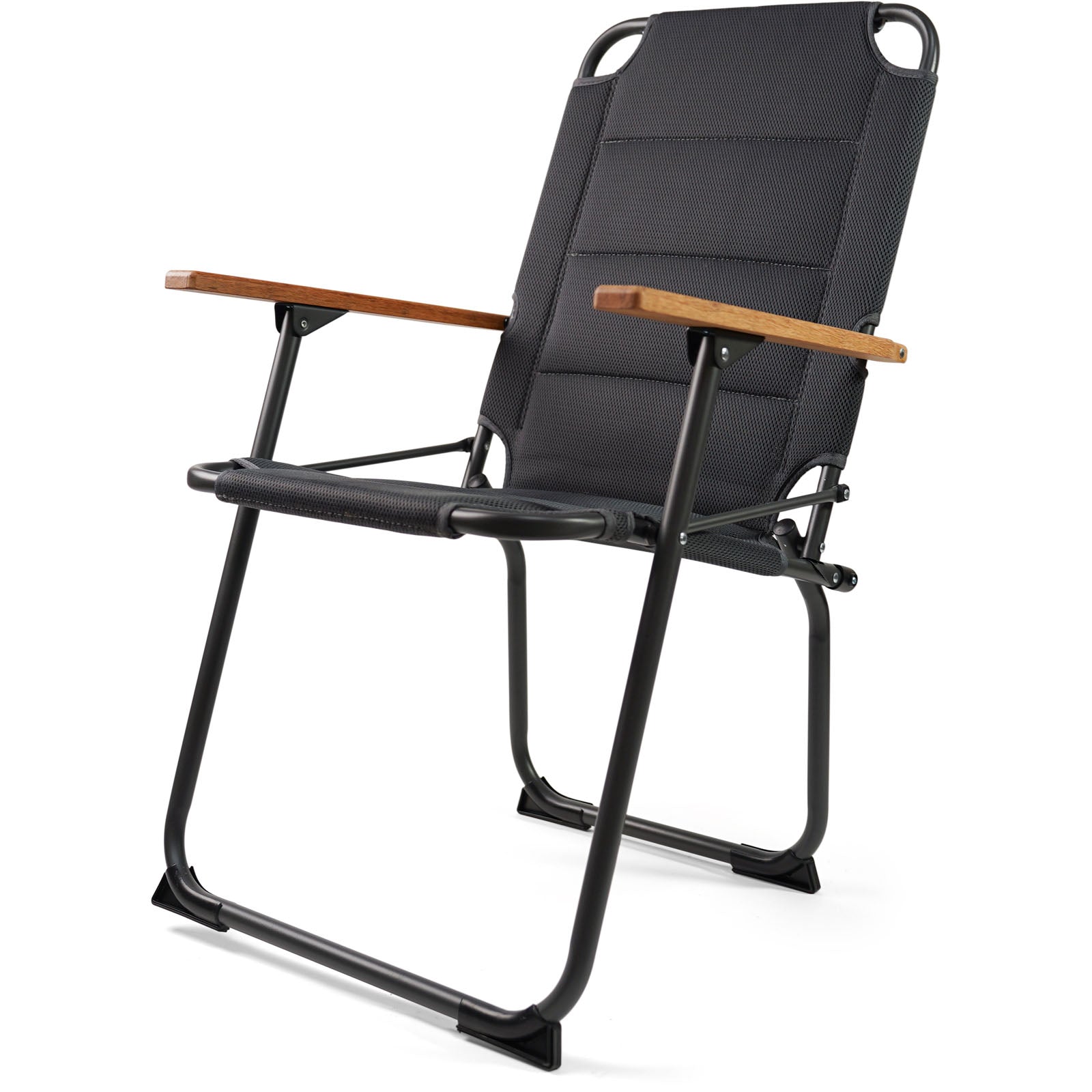 Chaise de camping HUMAN COMFORT Ocana 3D chaise de jardin chaise pliante aluminium bois