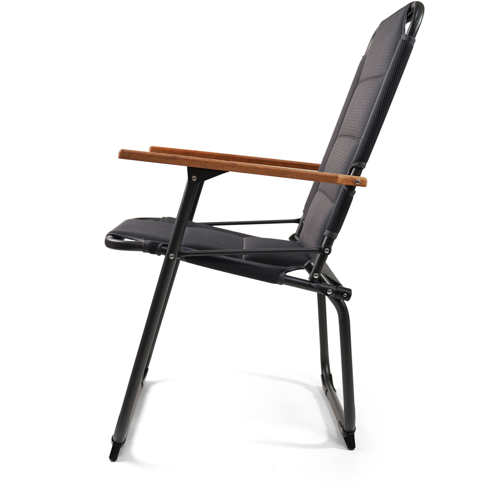 HUMAN COMFORT Campingstuhl Ocana 3D Garten Stuhl Klappstuhl Faltstuhl Alu Holz