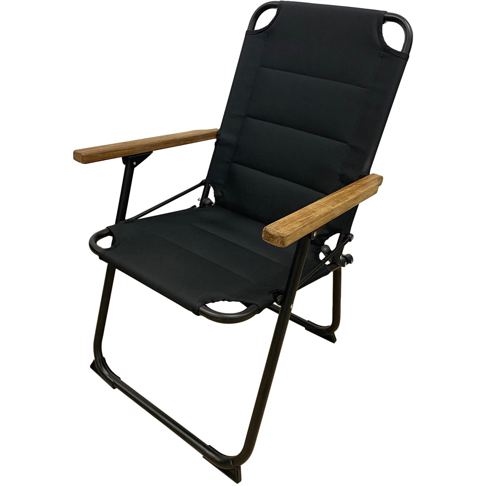 Chaise de camping HUMAN COMFORT Ocana PHF chaise de jardin chaise pliante aluminium bois