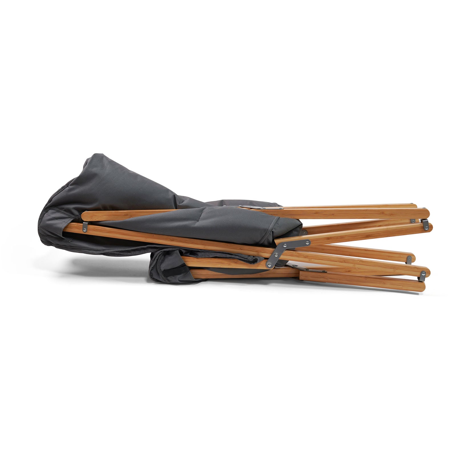 HUMAN COMFORT Lounge Camping Stuhl Yzeron Butterfly Chair Falt Bambus Holz 120kg