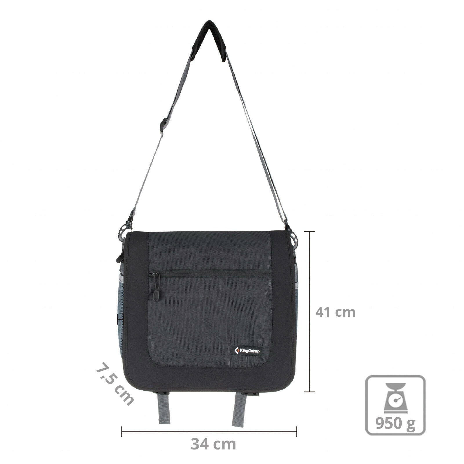 KINGCAMP Umhängetasche 12" Laptop Tasche Notebook Tablet Dokumente Business Bag