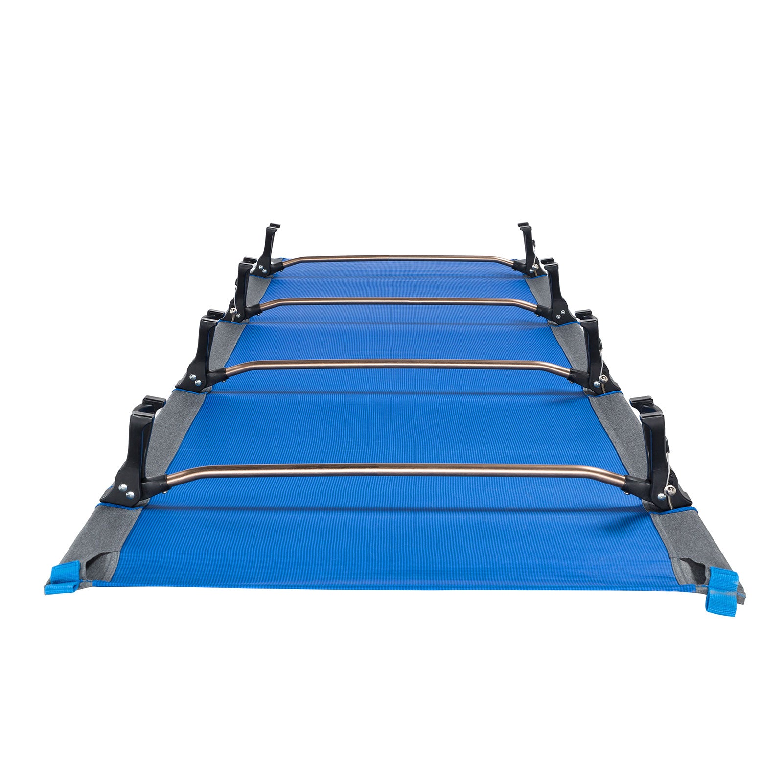 KINGCAMP Alu Field Bed XL Lit pliant d'extérieur à clic Chaise longue de camping légère 190 x 64 cm