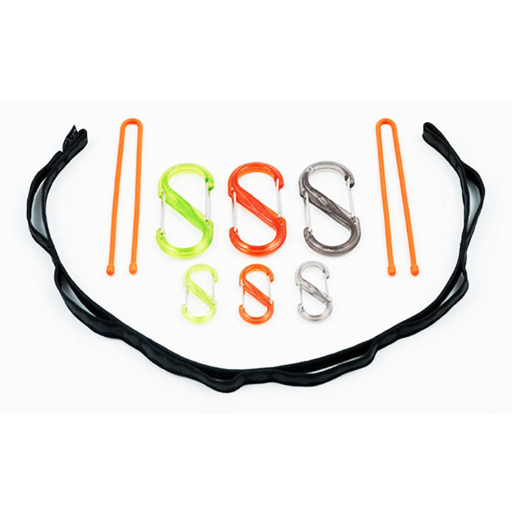 NITE IZE Gear Line Organisationssystem – Karabiner Organizer Camping Zelt Leine