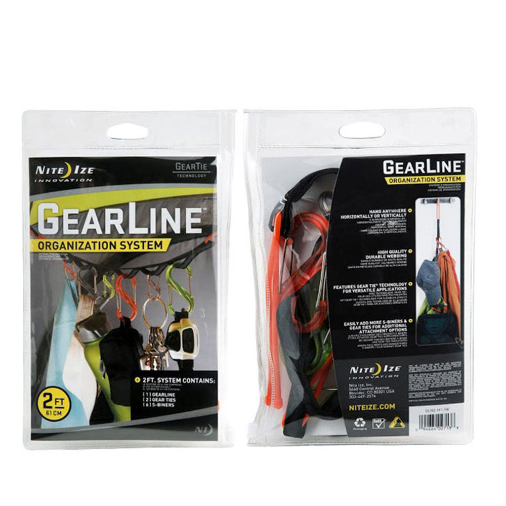 NITE IZE Gear Line Organisationssystem – Karabiner Organizer Camping Zelt Leine