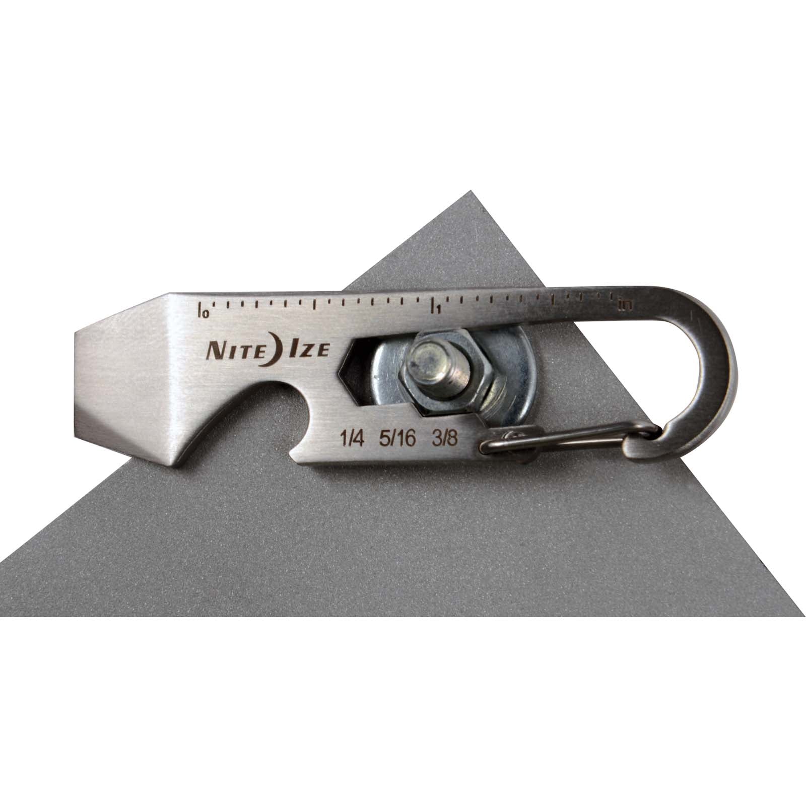 NITE IZE DoohicKey Mini multitool karabijnhaakmes met schroevendraaiers en sleutels