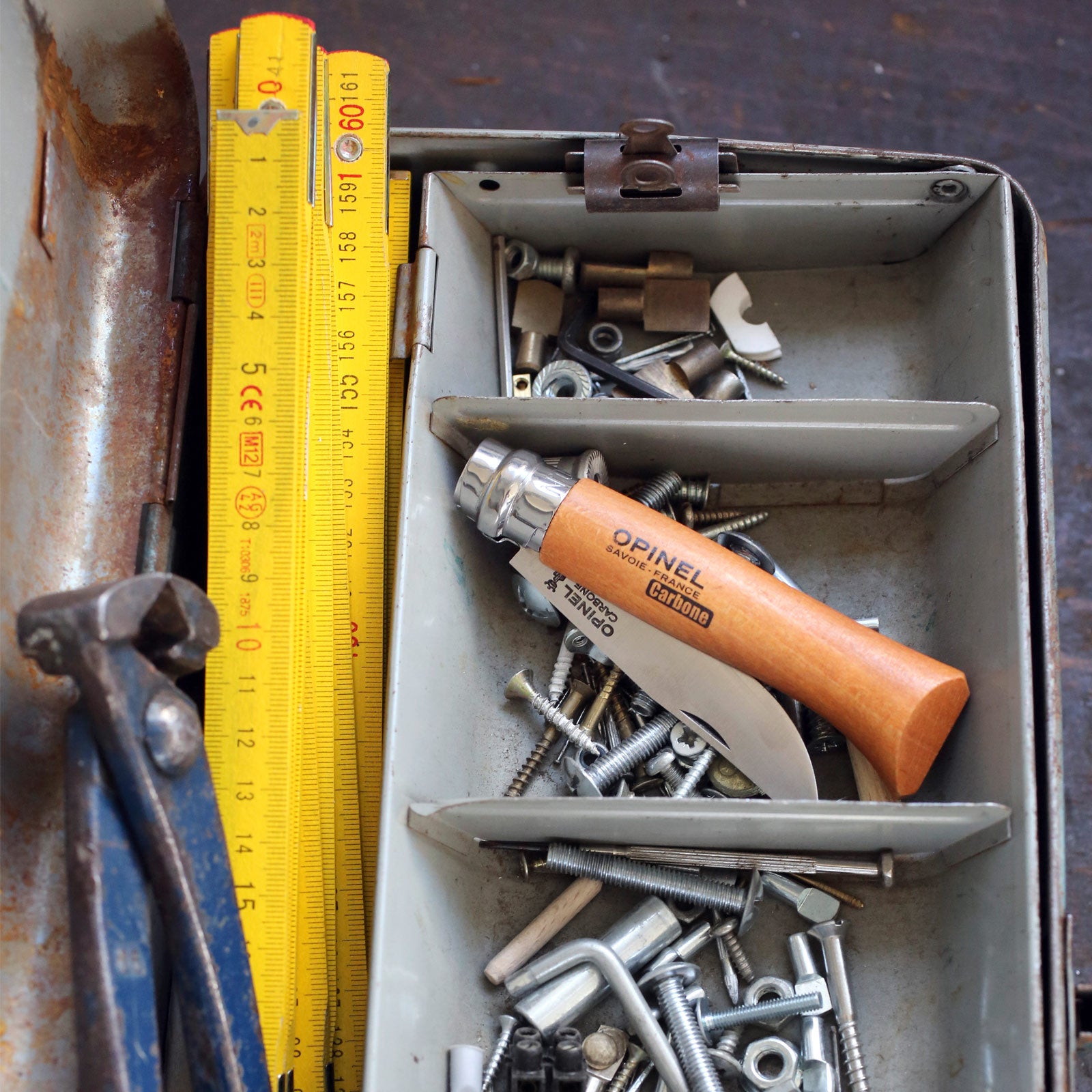 OPINEL Messer Carbon & INOX Stahl No 02 bis No 12 - Taschenmesser Klappmesser