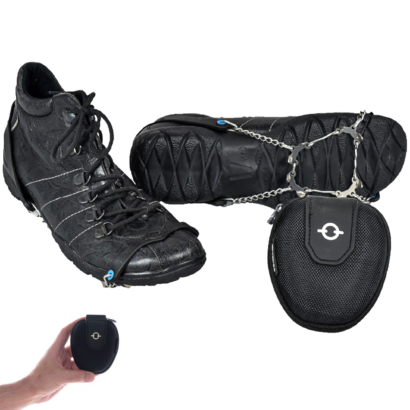 VERIGA Urban Step Crampons Ice Claws Shoe Spikes Chains 35-47