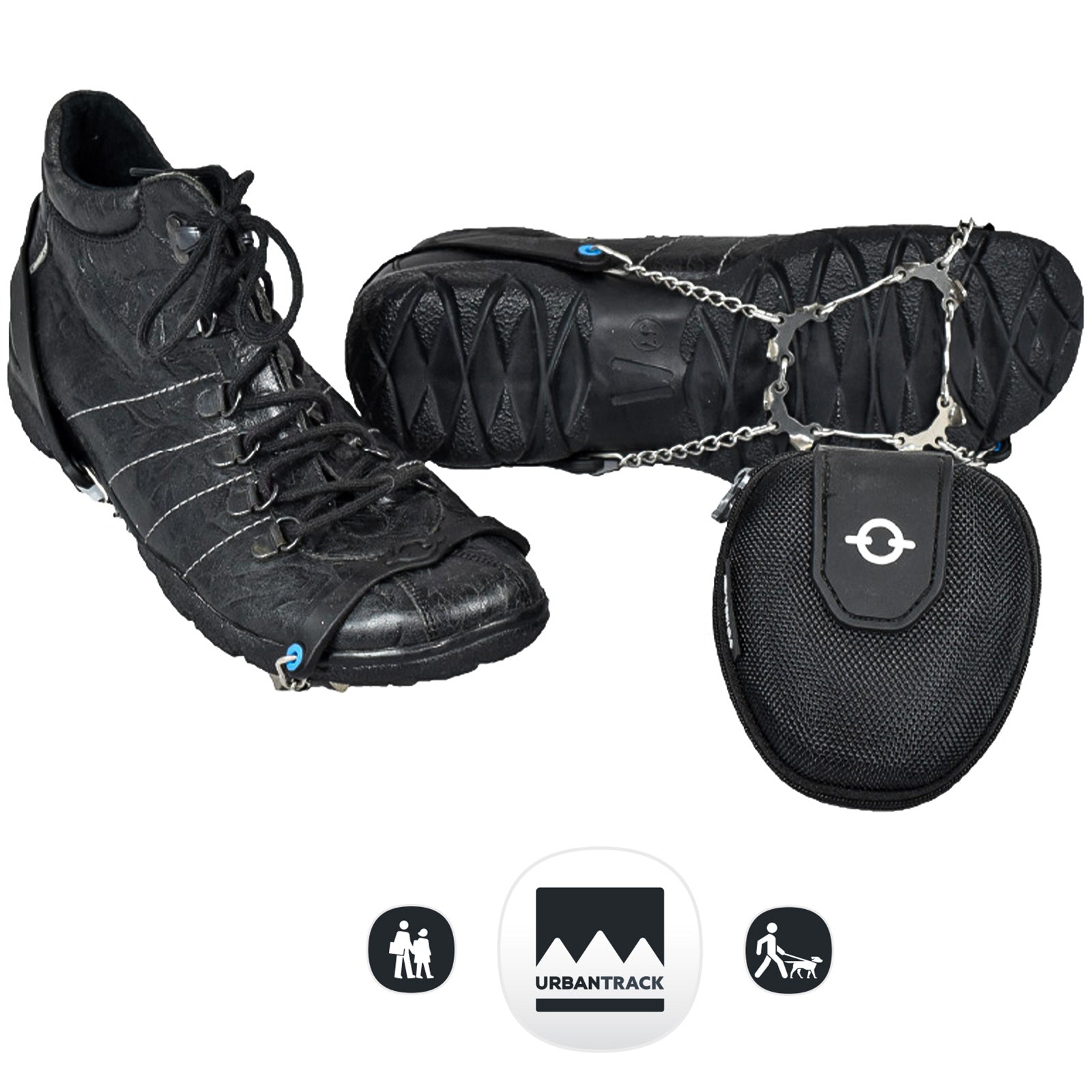 Crampons VERIGA Urban Step, griffes à glace, pointes, chaînes, 35-47