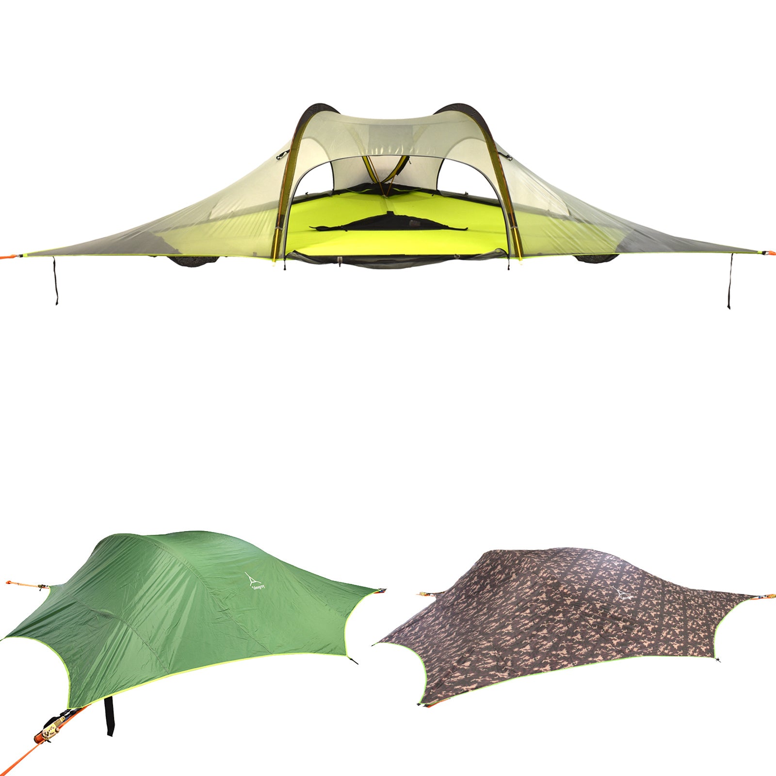 TENTSILE Tree Tent Stingray 3.0 Trekking 2-3 Person Bivouac Flight Tent Hanging Mat