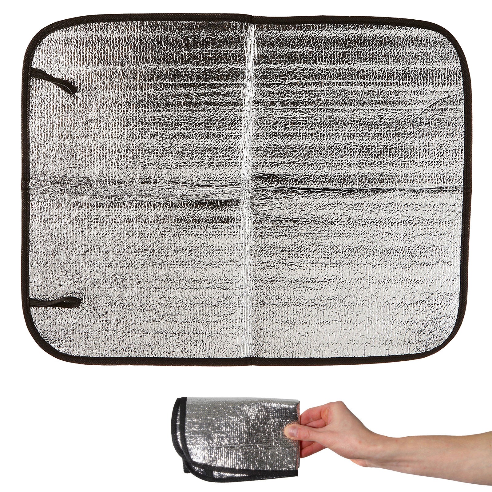 OUTDOOR Alu Sitzkissen Thermo Kissen Sitzunterlage Stadion Camping Angeln Jagd