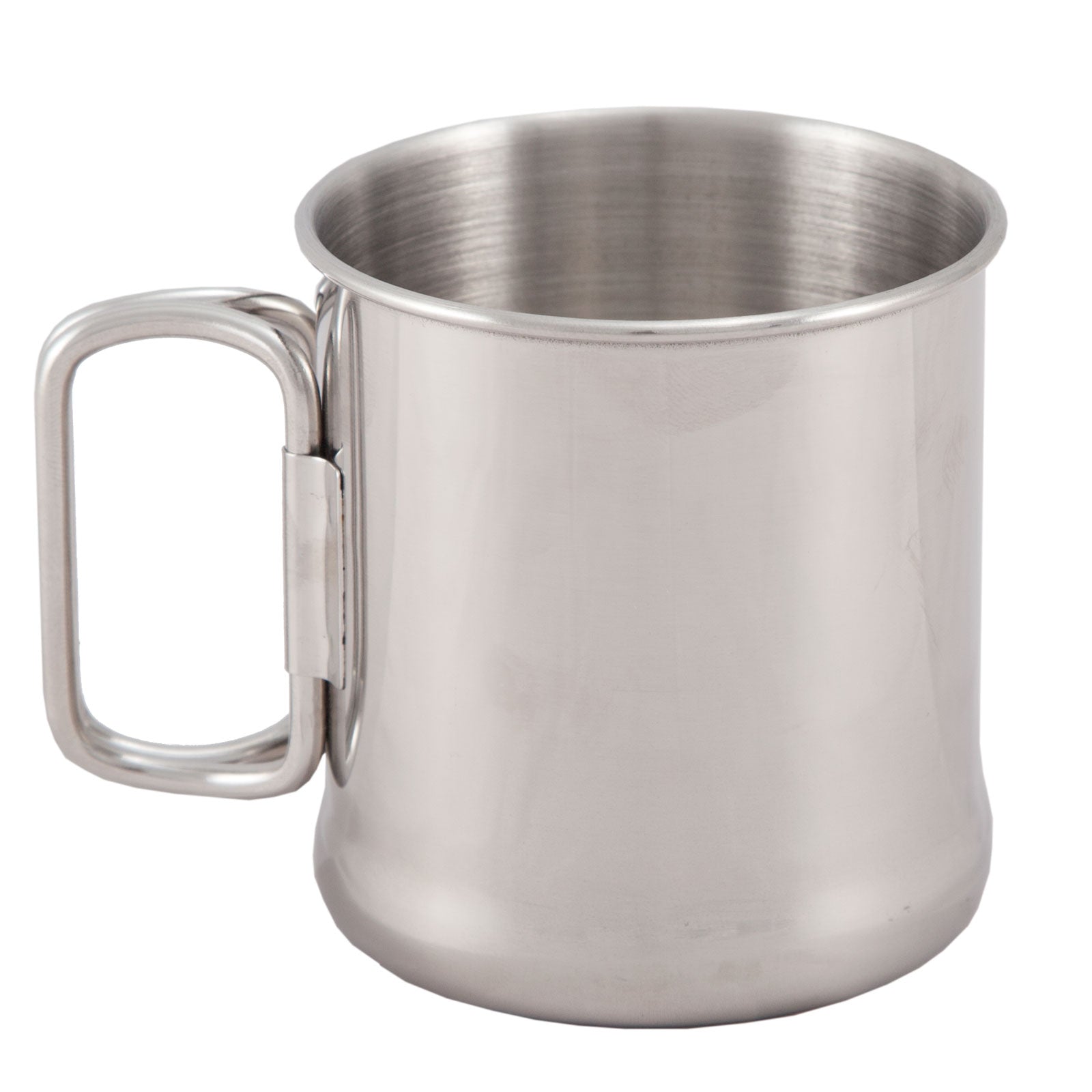 OUTDOOR Camping Klapp Becher Edelstahl – 0,3L Trinkbecher Kaffee Tasse Geschirr