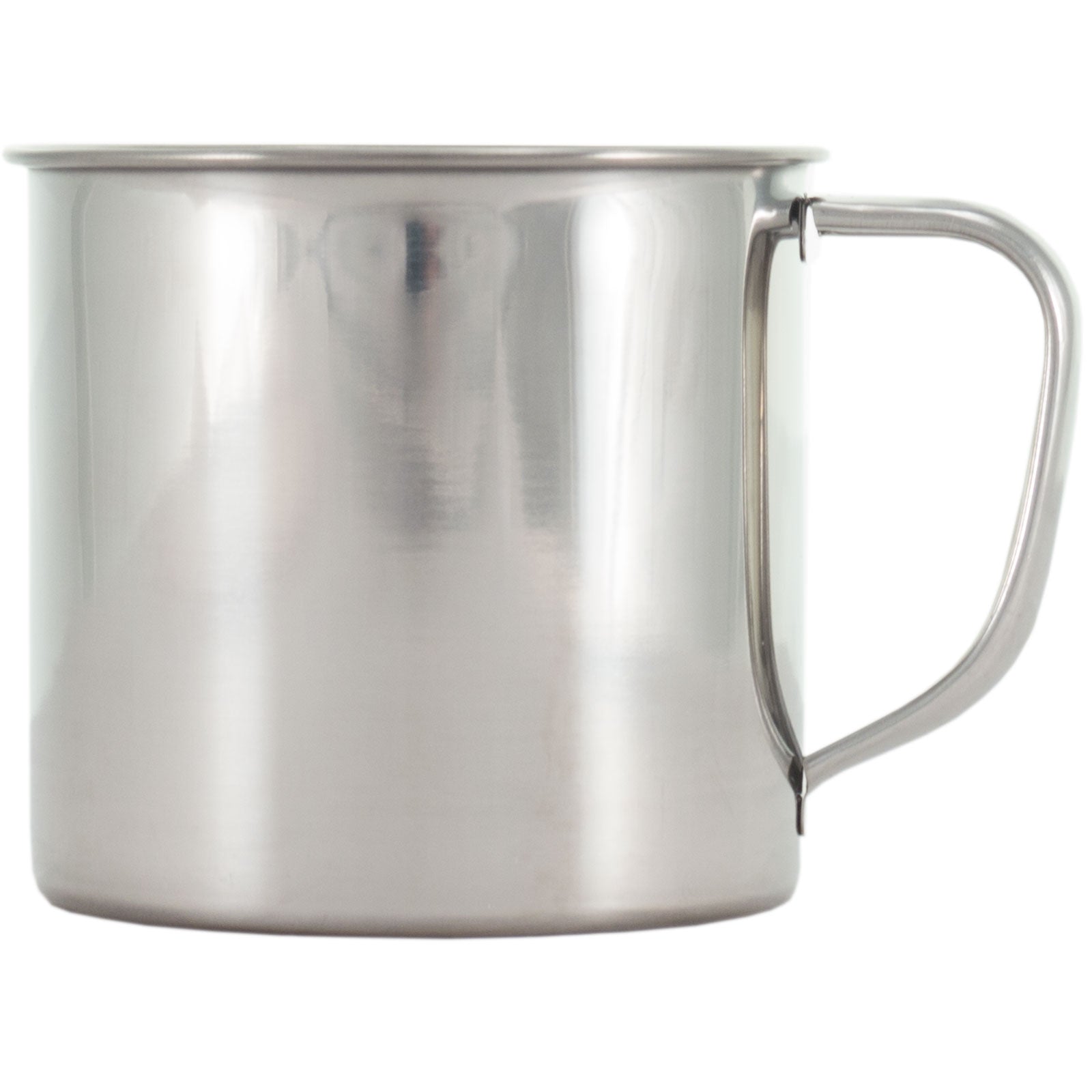 Tasse de camping en acier inoxydable 300/500 ml, tasse à café, vaisselle BW