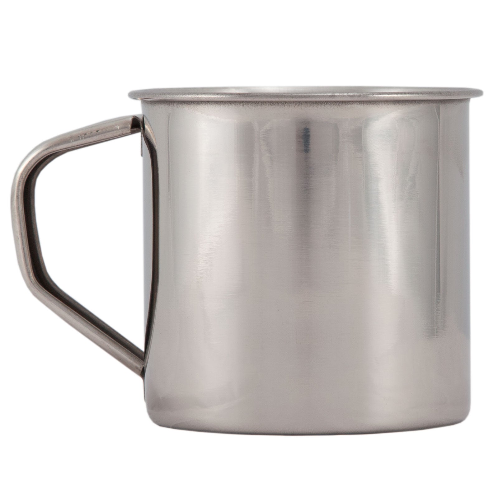Tasse de camping en acier inoxydable 300/500 ml, tasse à café, vaisselle BW