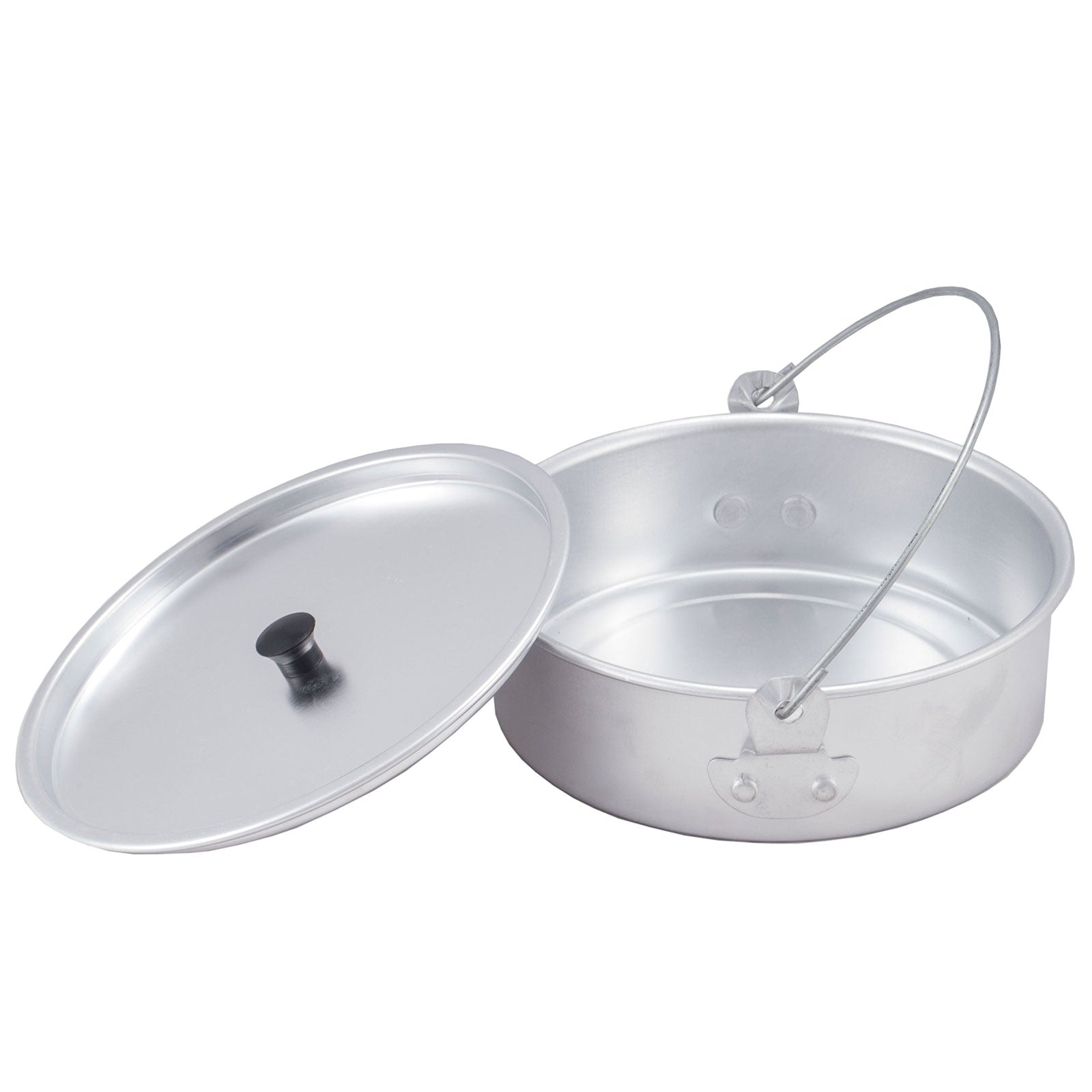 OUTDOOR Camping Cookware Set 5-piece aluminum pot pan mug dishes stackable