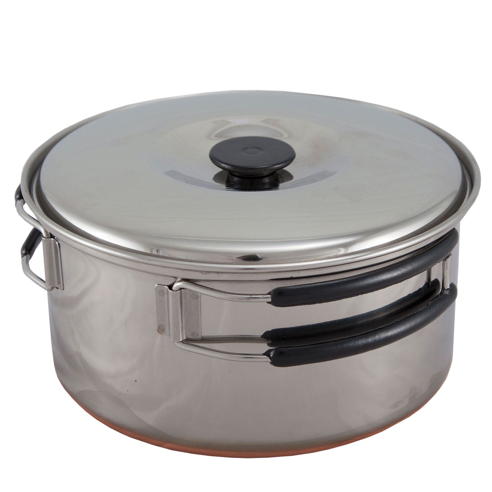 OUTDOOR Camping Kochgeschirr Set 7tlg. Edelstahl Topf Pfanne Geschirr stapelbar