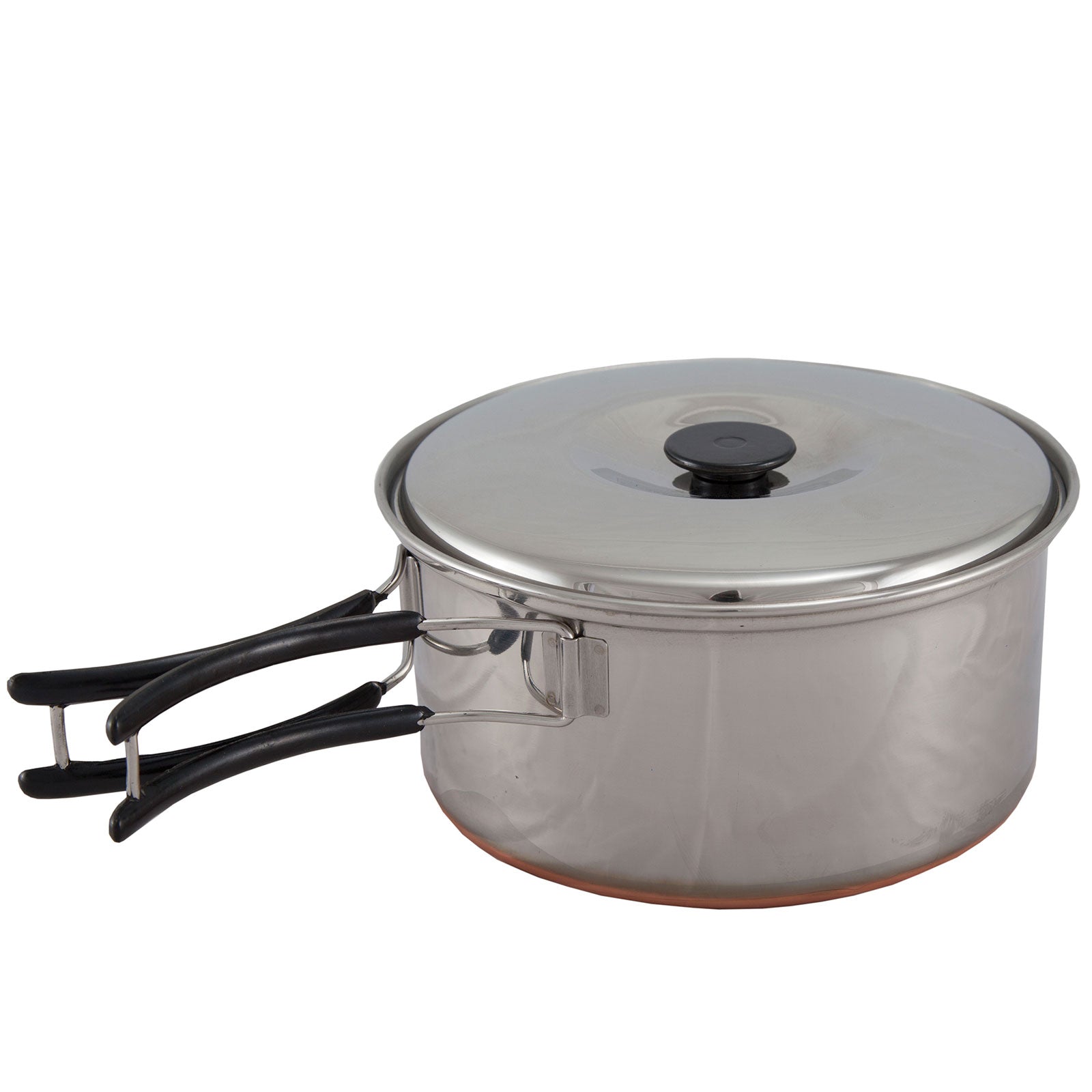 OUTDOOR Camping Kochgeschirr Set 7tlg. Edelstahl Topf Pfanne Geschirr stapelbar