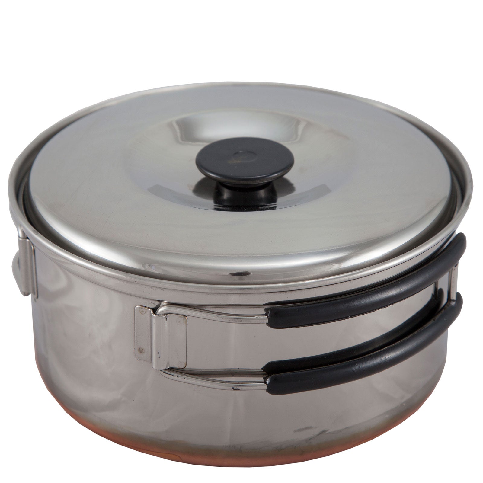 OUTDOOR Camping Kochgeschirr Set 7tlg. Edelstahl Topf Pfanne Geschirr stapelbar