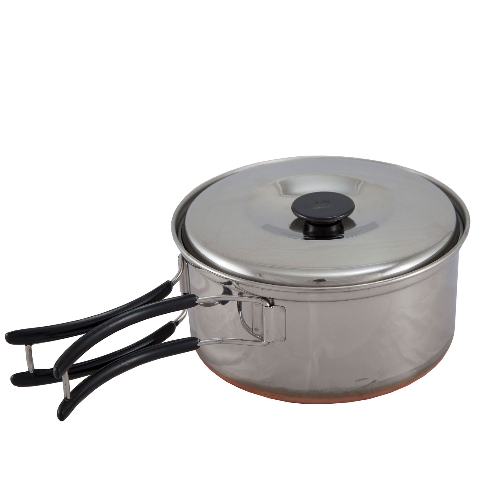 OUTDOOR Camping Kochgeschirr Set 7tlg. Edelstahl Topf Pfanne Geschirr stapelbar