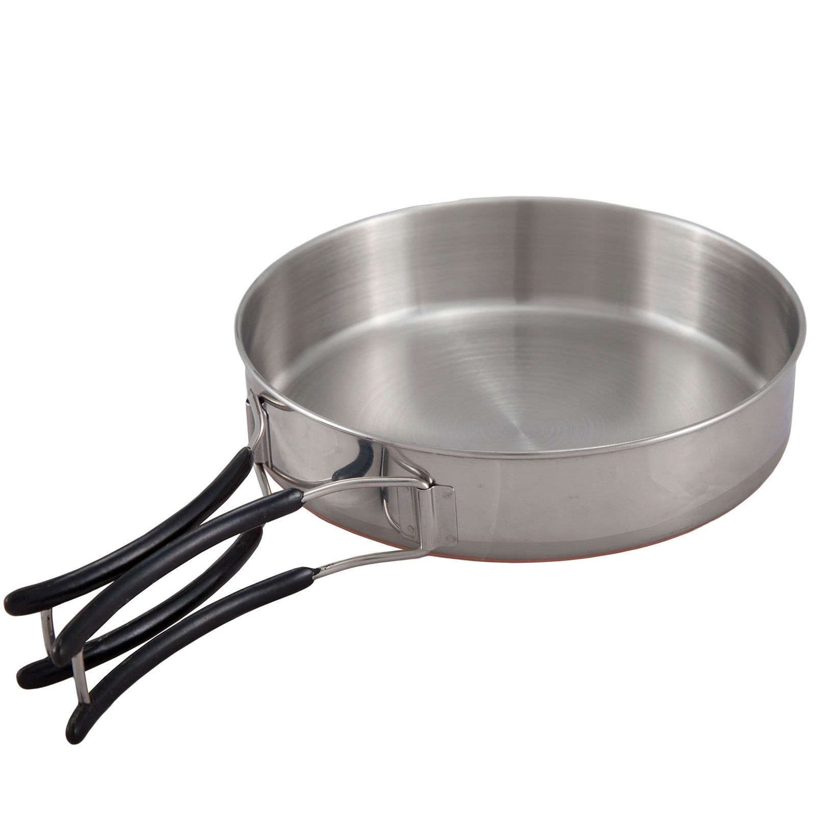 OUTDOOR Camping Kochgeschirr Set 7tlg. Edelstahl Topf Pfanne Geschirr stapelbar