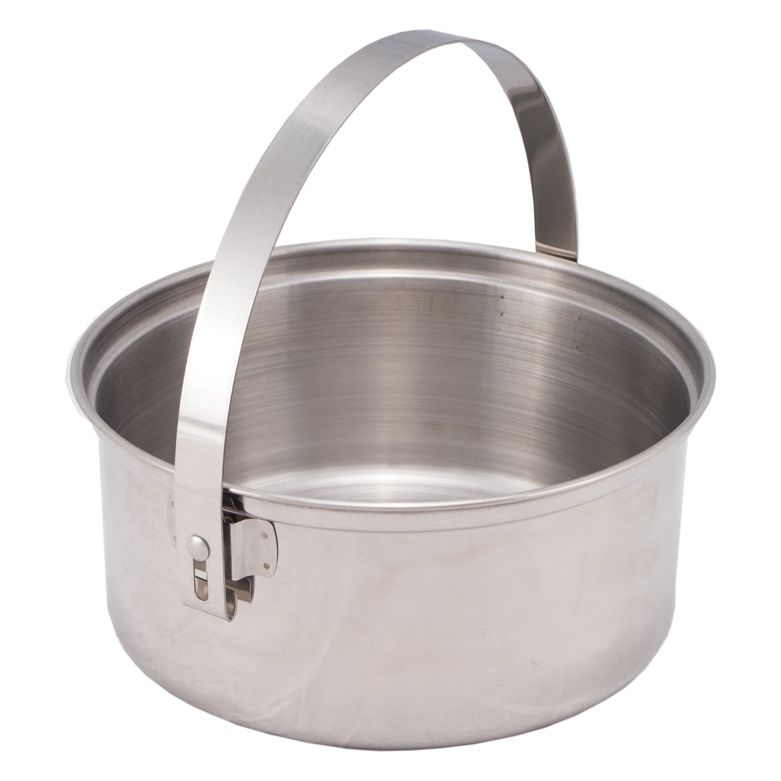 OUTDOOR Camping Kochgeschirr Set 2tlg. Edelstahl Topf Pfanne Geschirr stapelbar