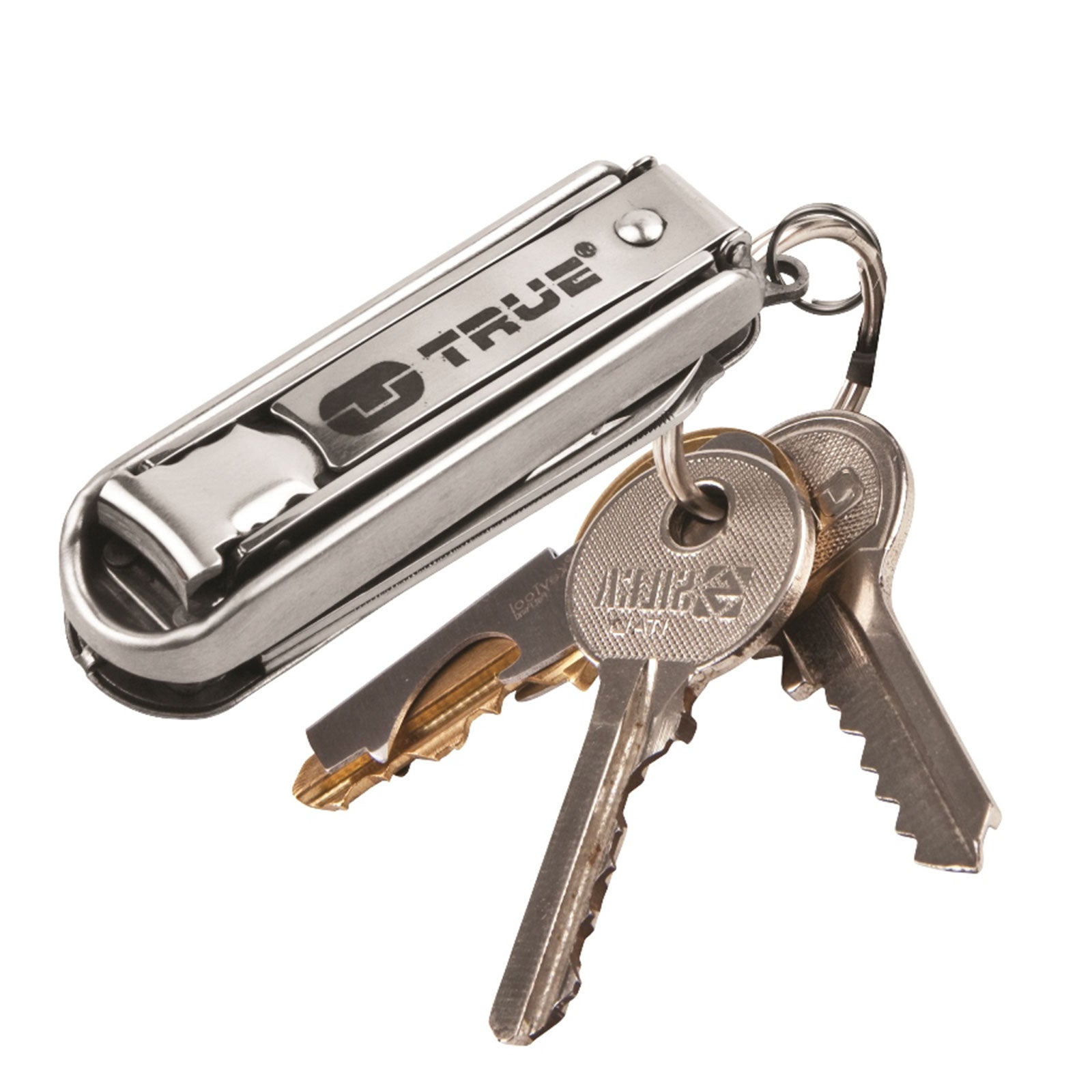 TRUE UTILITY NailClip Kit nail clipper keychain nail care nail file