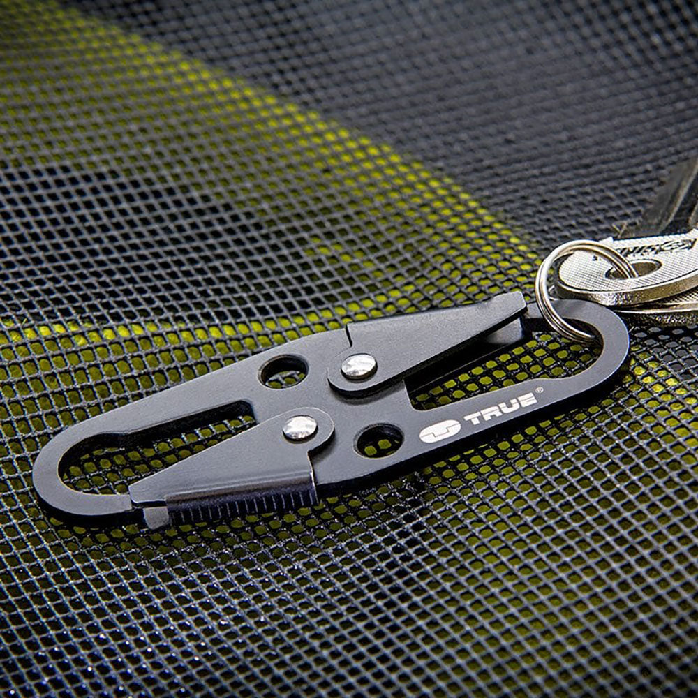 Porte-clés à double mousqueton TRUE UTILITY Connect DoubleTrap 2