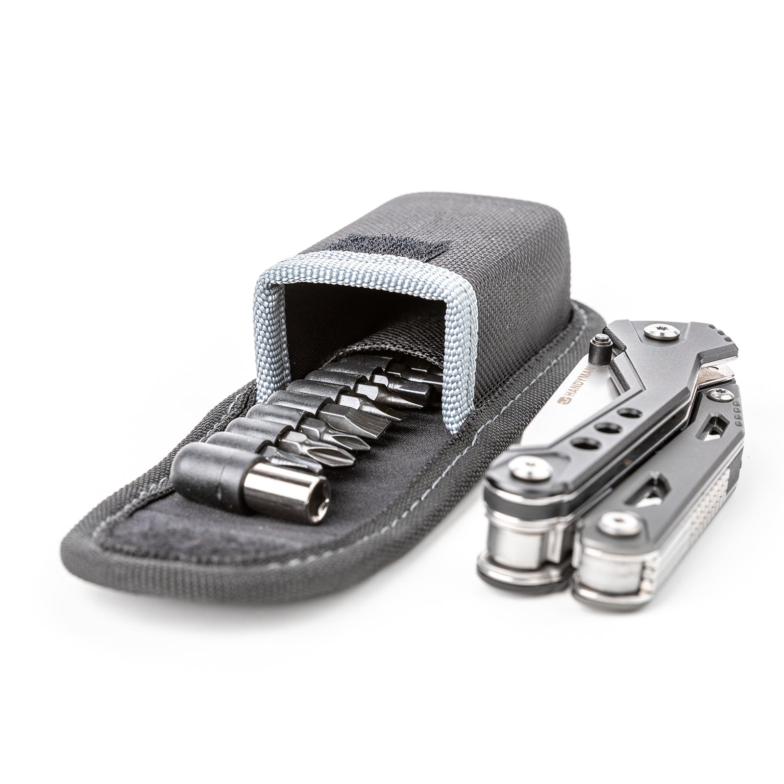 TRUE UTILITY Outil multifonction 18 en 1, tournevis, mallette à outils, 9 embouts interchangeables