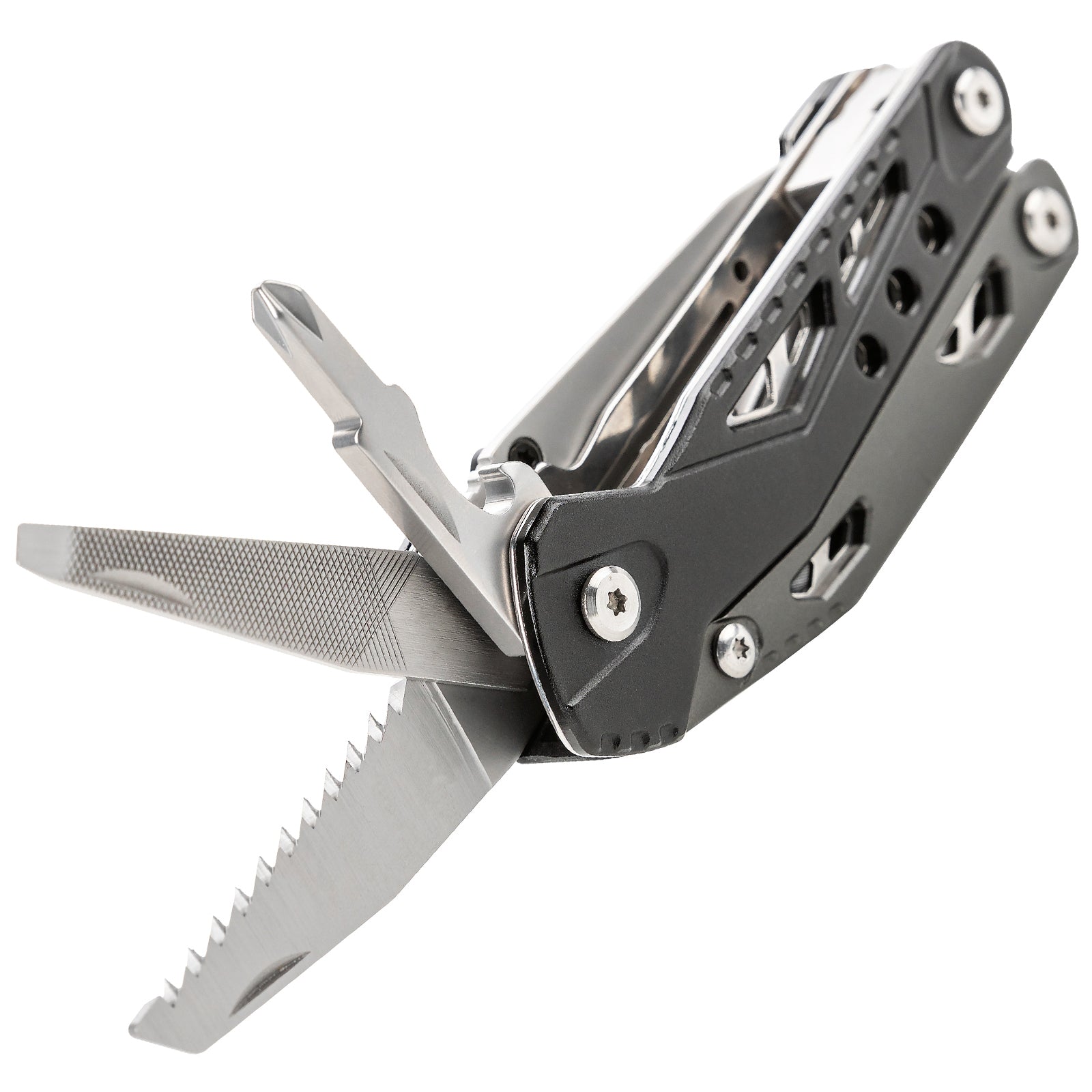 TRUE UTILITY Outil multifonction 18 en 1, tournevis, mallette à outils, 9 embouts interchangeables