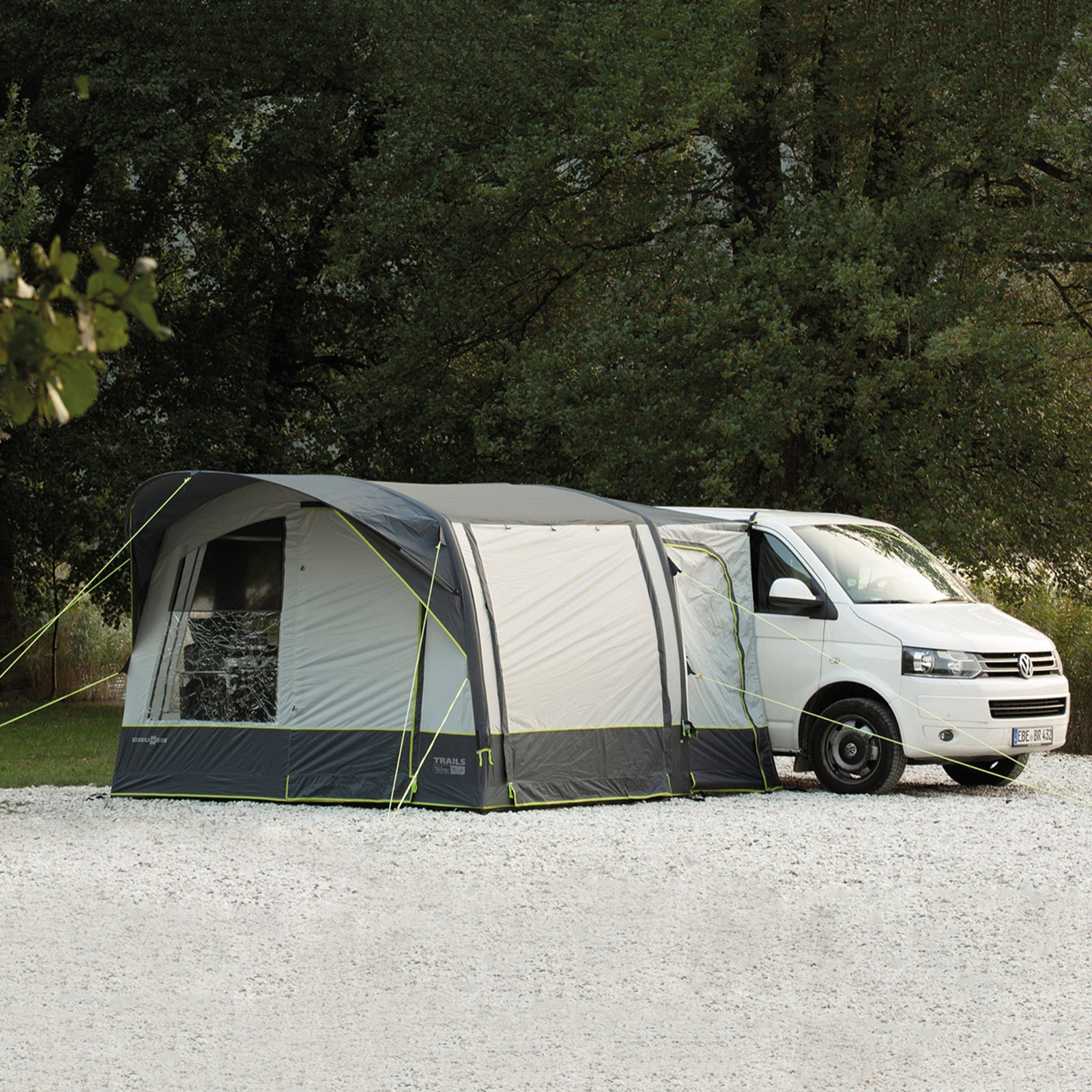 BRUNNER Bus Tent Trails AIR TECH LC Car Bus Van Camping Awning Inflatable
