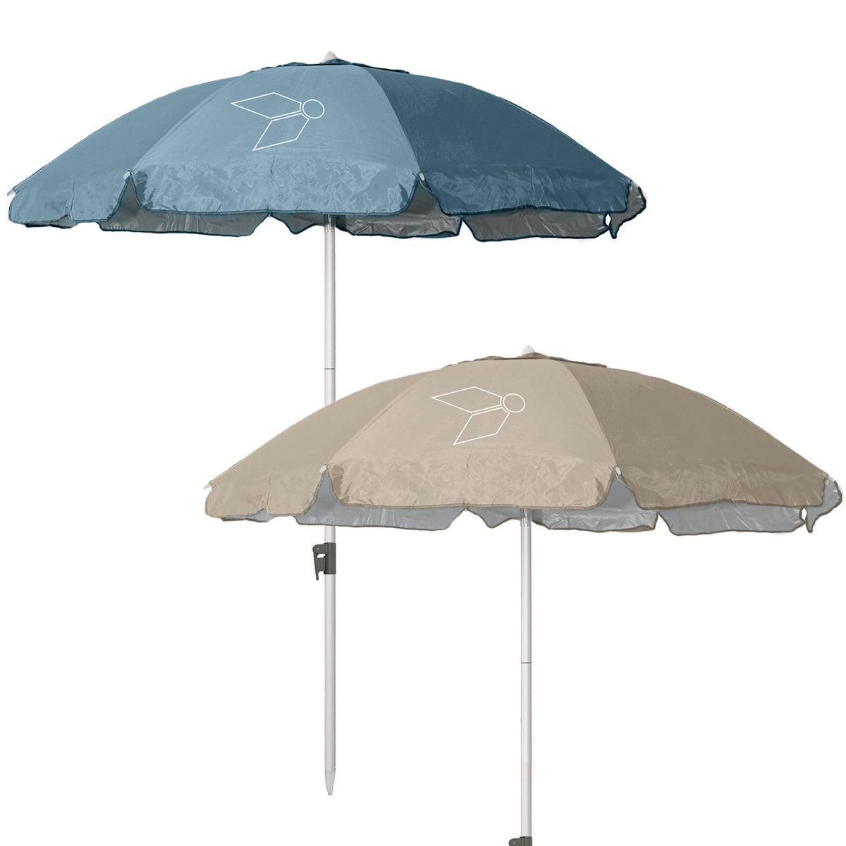 BRUNNER Strandschirm Parsol Ride2Sea Sonnenschirm UV Schutz 50+ Campin