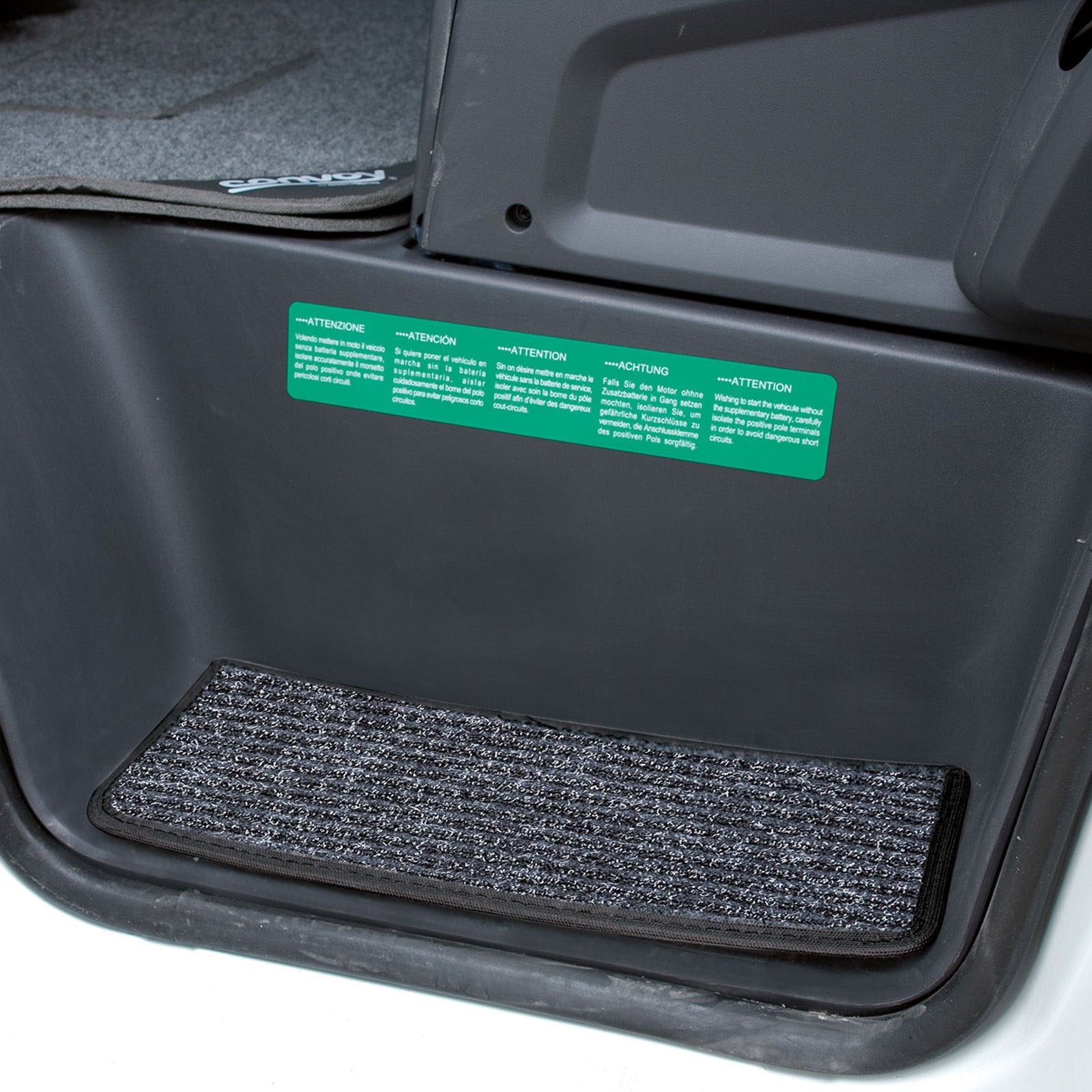 BRUNNER Einstiegsteppich Set Stepper Micro Einstieg Fuß Matte Ducato 2015 ->