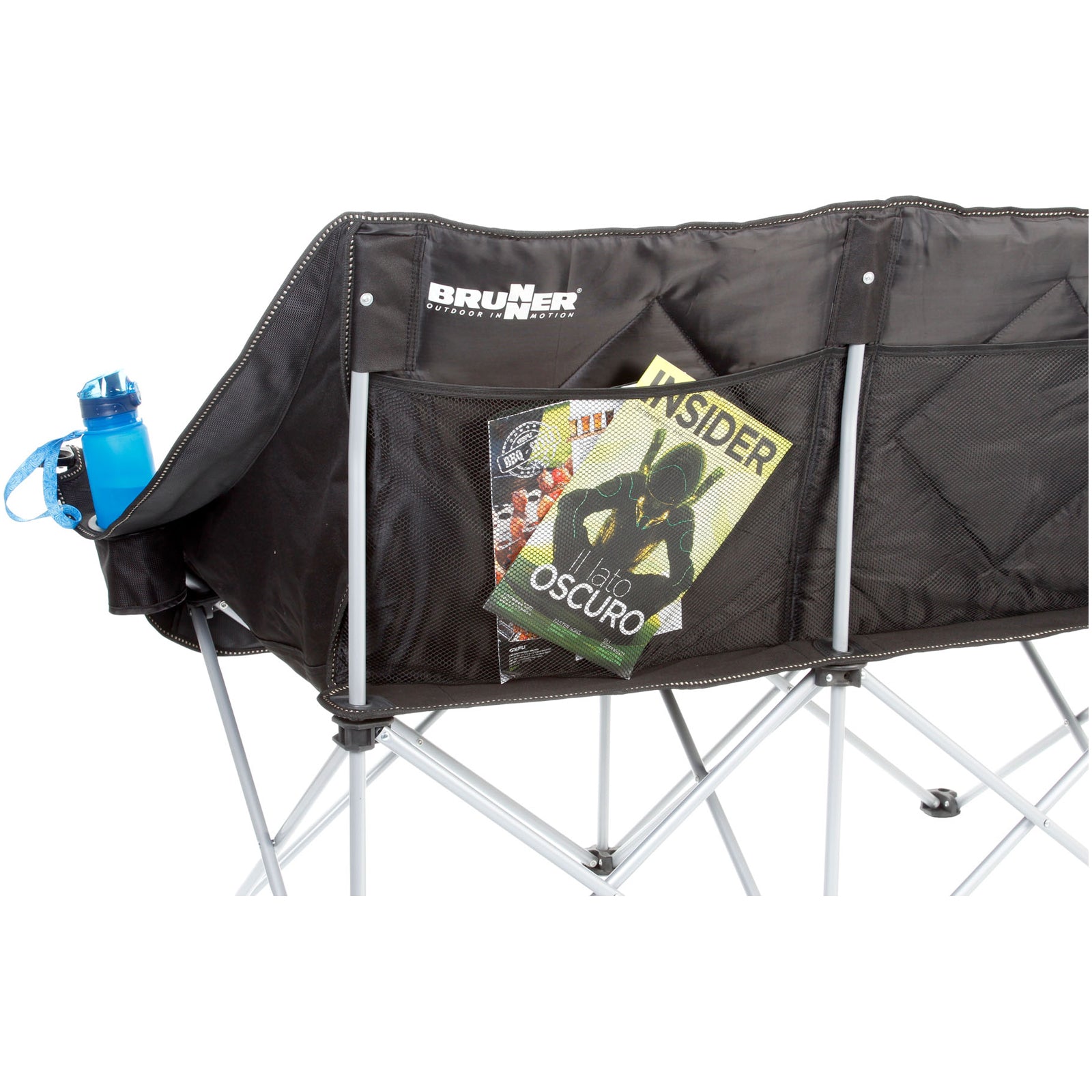 BRUNNER Camping Falt Sofa Action Double Doppel Lounge Klapp Stuhl Garten Couch